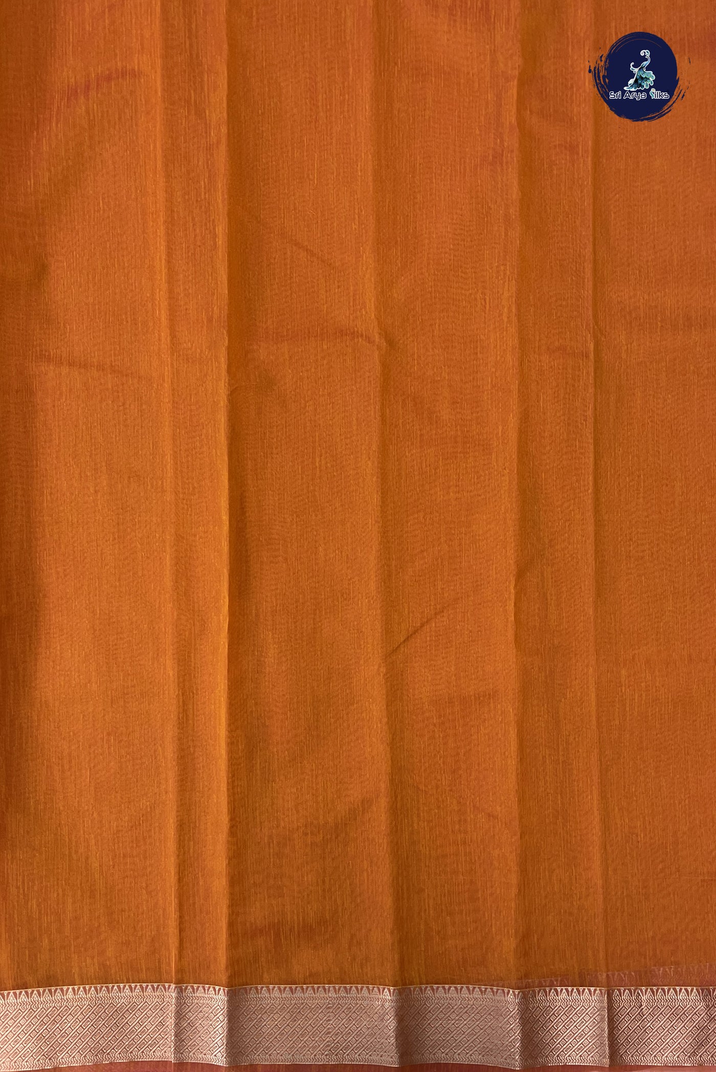Yellow Kora Sico Silk Cotton With Zari Buttas Pattern