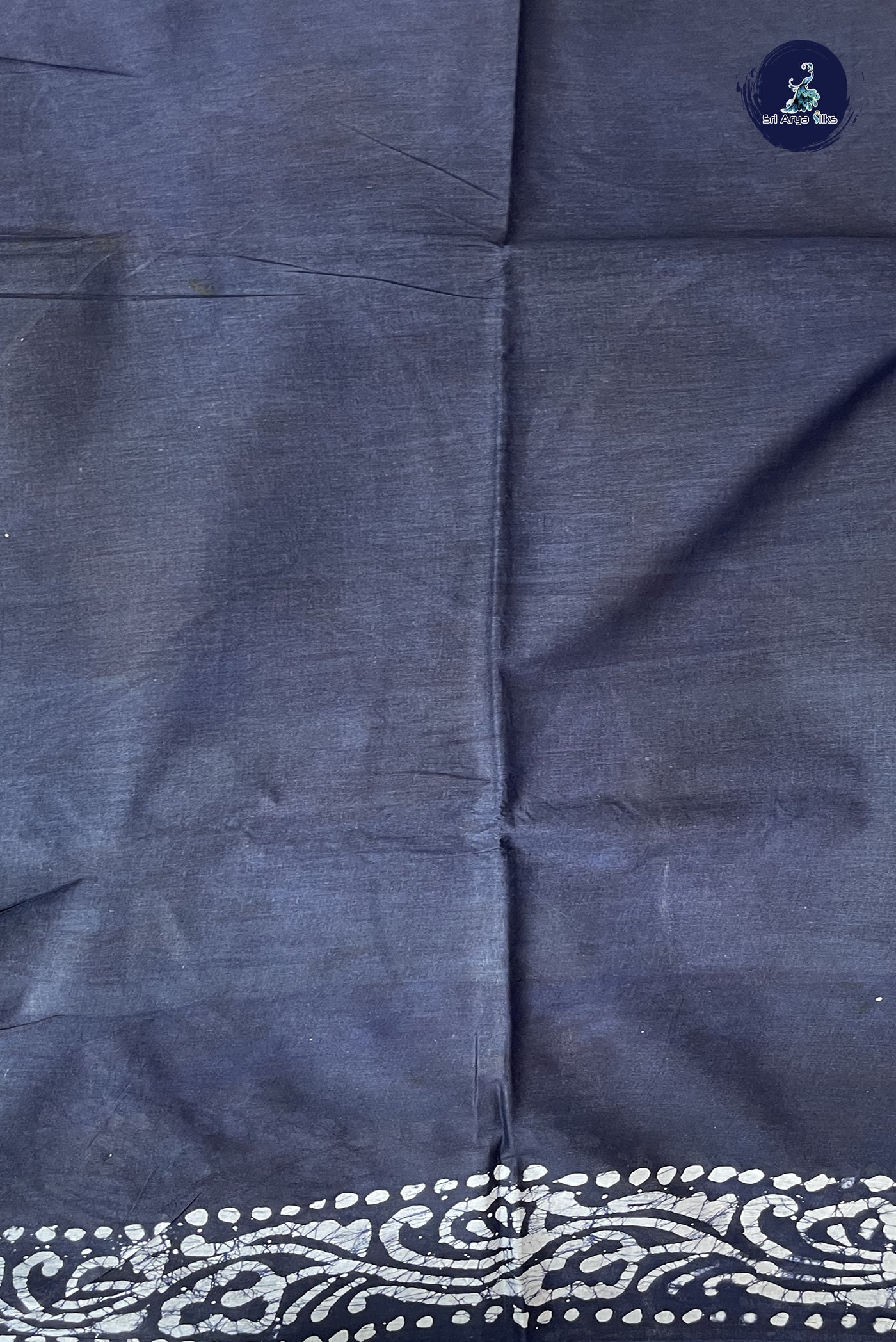 Lavender cotton Saree With Printed Pattern