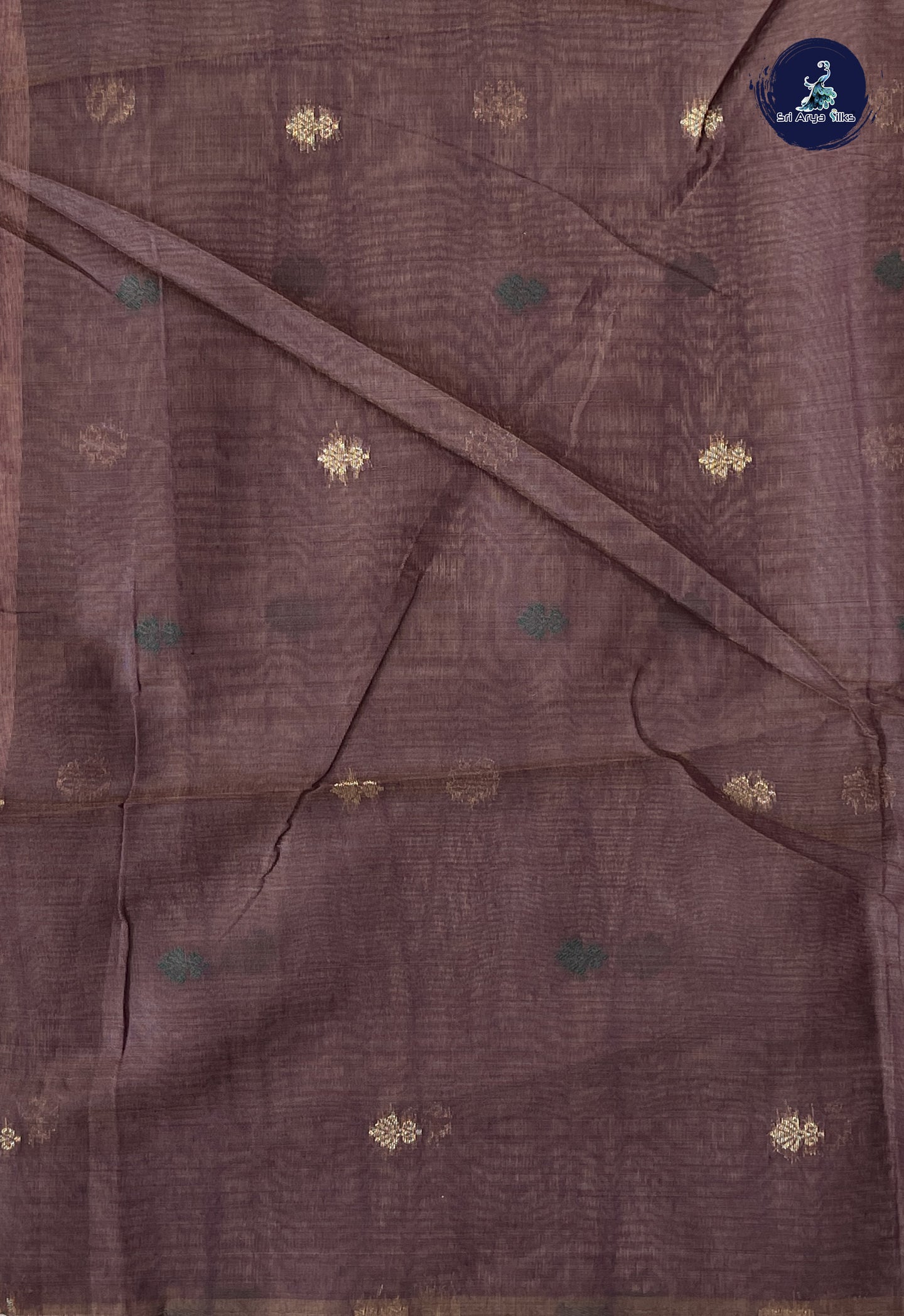 Light Pink Semi Tussar Saree With Embroidery Pattern