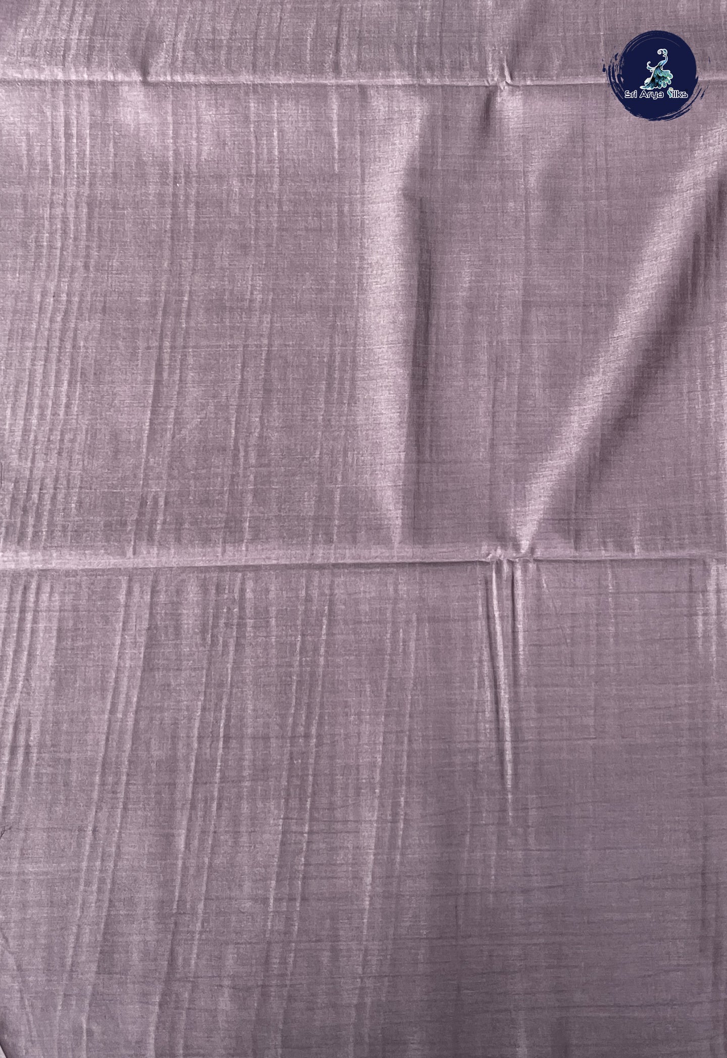 Chocolate Shade Tussar Saree With Embossed Pattern