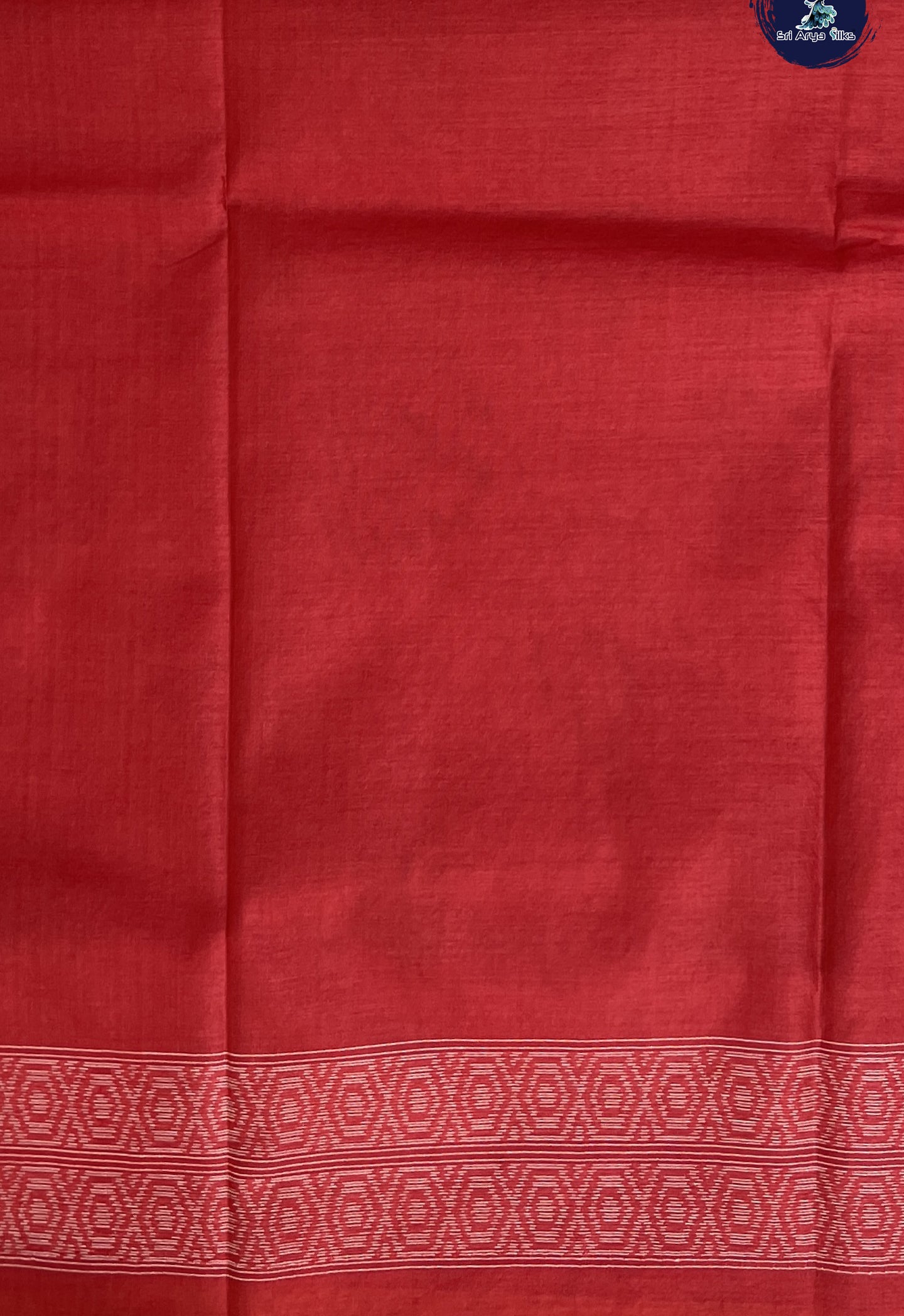 Lite Mustard Orange Semi Raw Silk Saree With Ikat Pattern