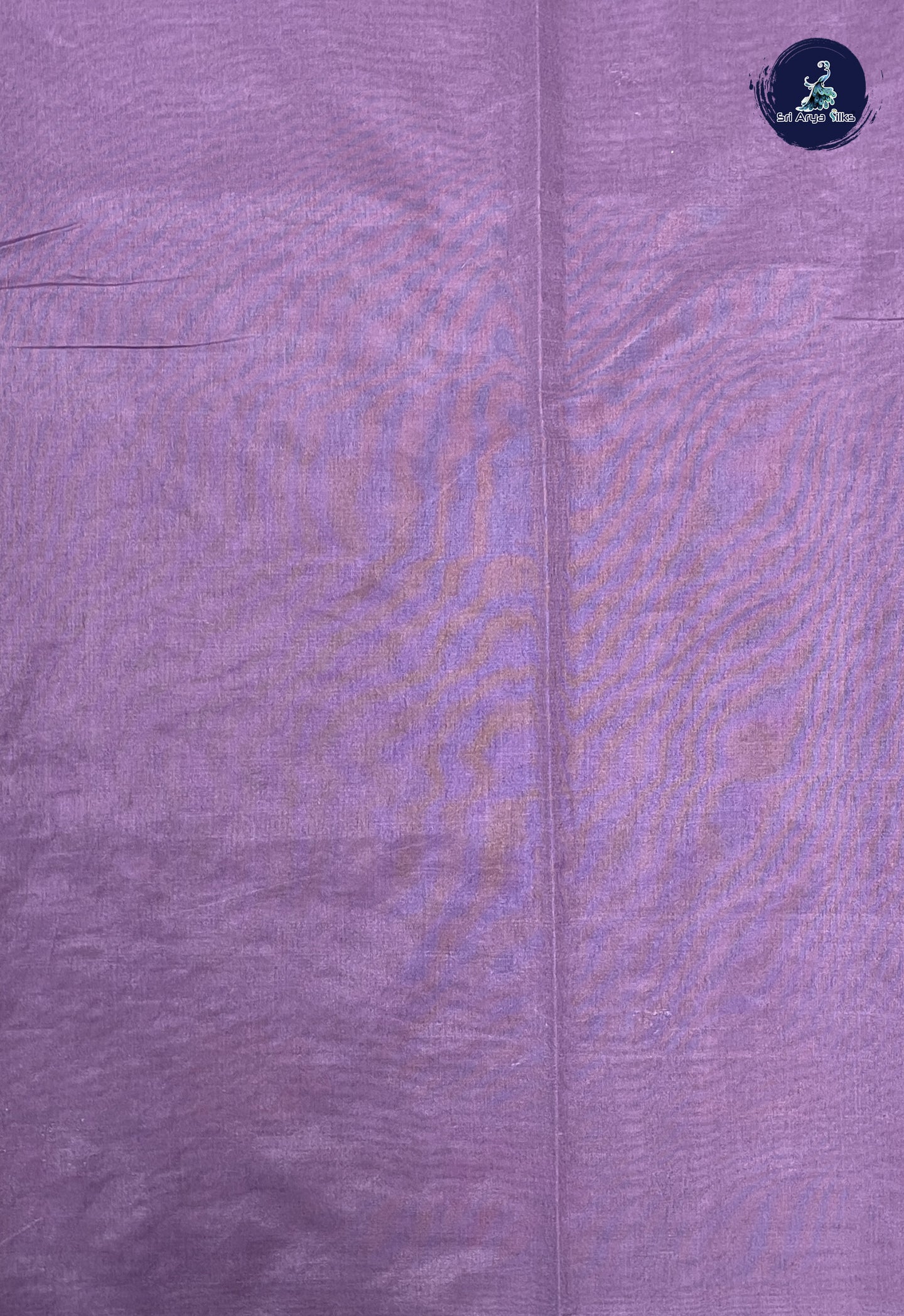 Lavender Semi Banarasi Saree With Zari Buttas Pattern
