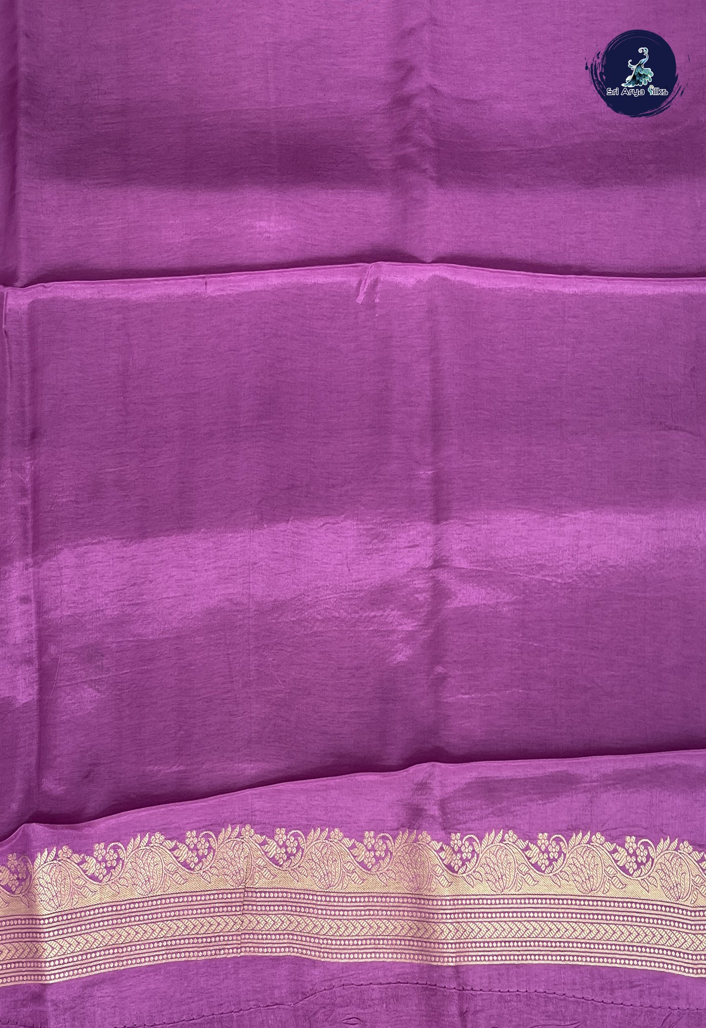 Mauve Pink Semi Banarasi Saree With Zari Buttas Pattern