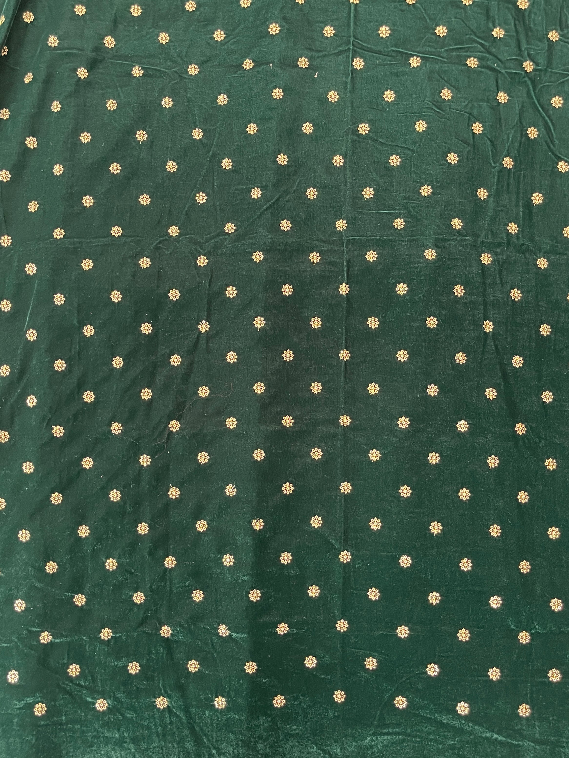 Pastel Green Chanderi Saree With Zari Stripes Pattern