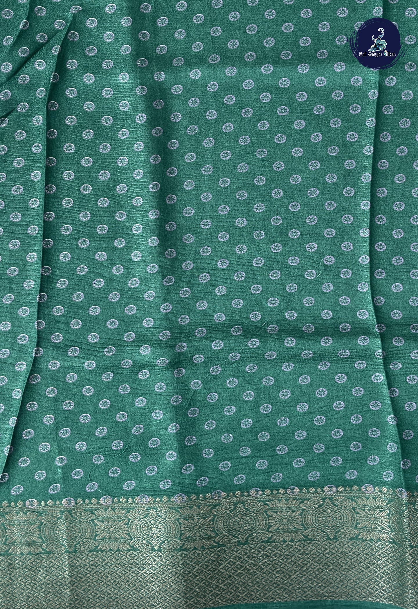 Lavender Semi Tussar Saree With Printed Pattern