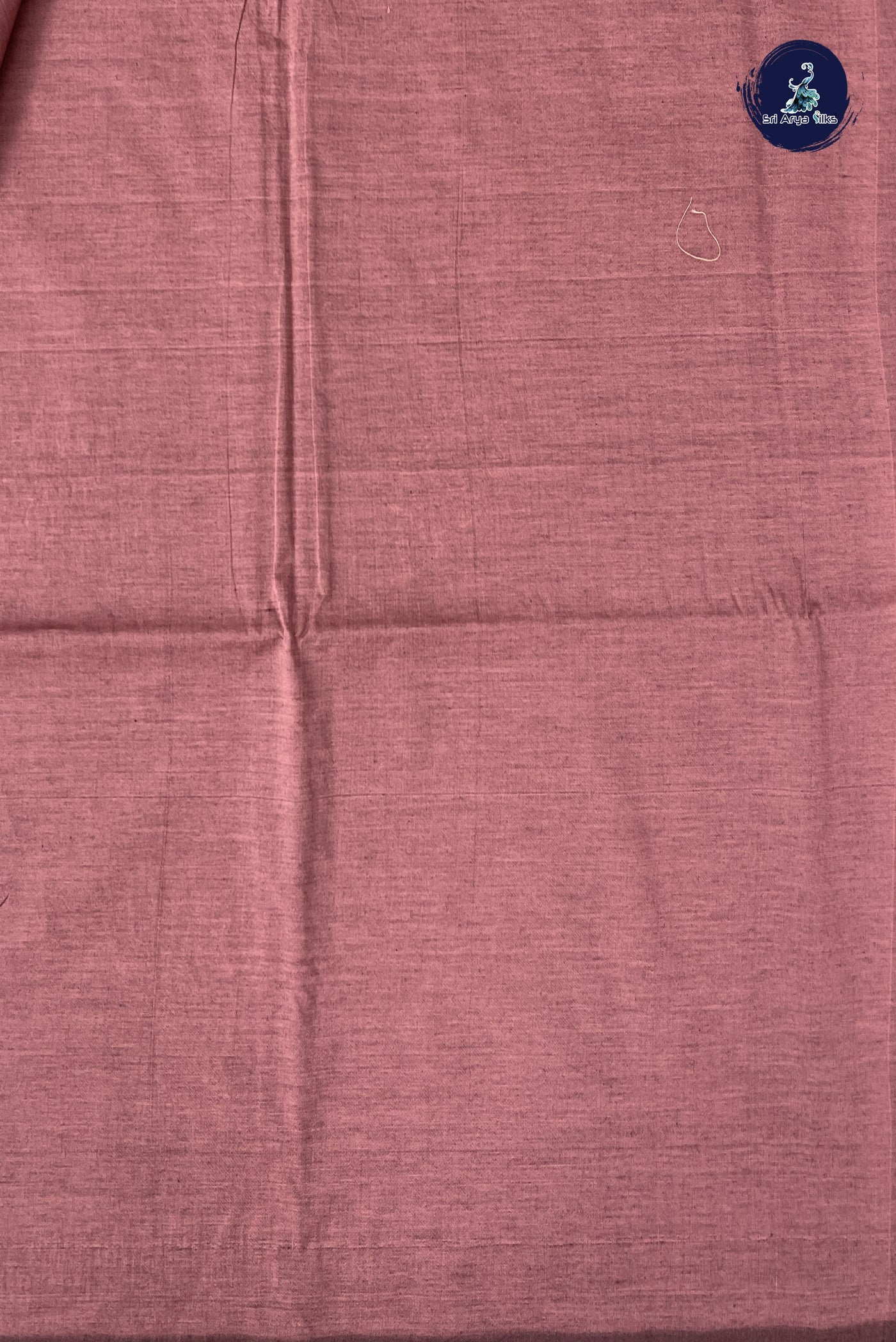 Mauve Semi Silk Cotton Saree With Thread Work Pattern