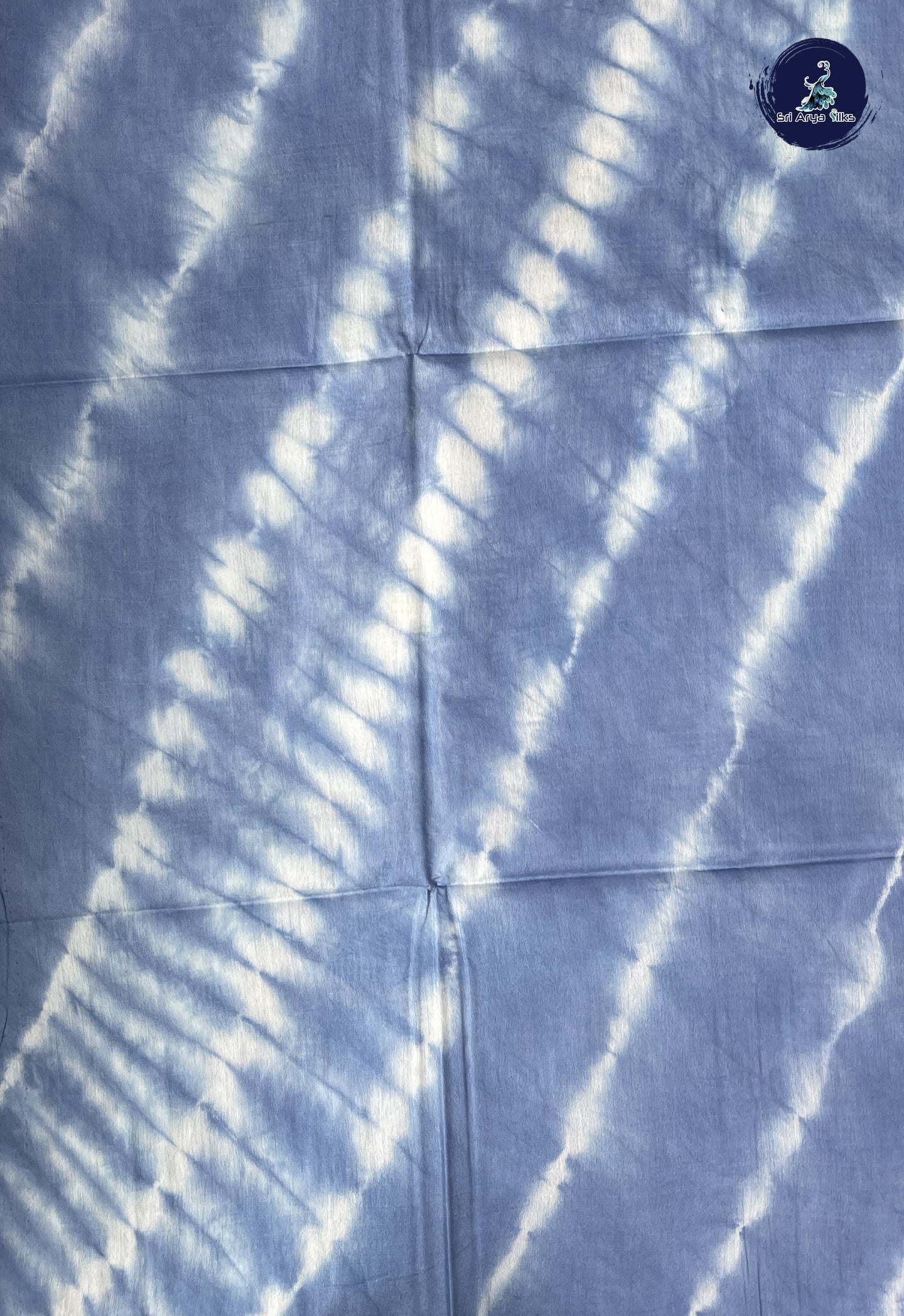 Blue Baswada Saree With Shibori Print Pattern