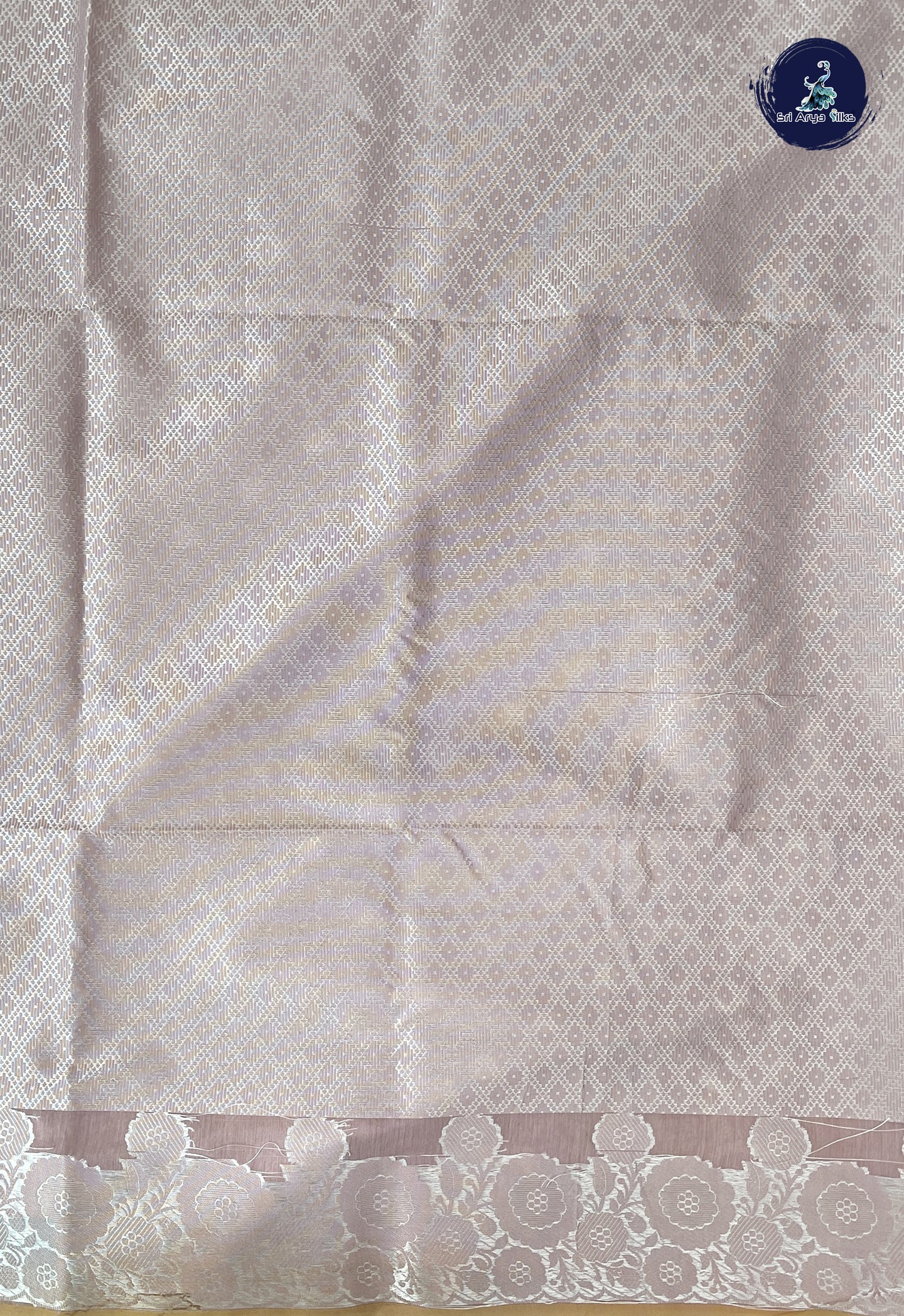 Pastel Shade Katan Silk With Buttas Pattern