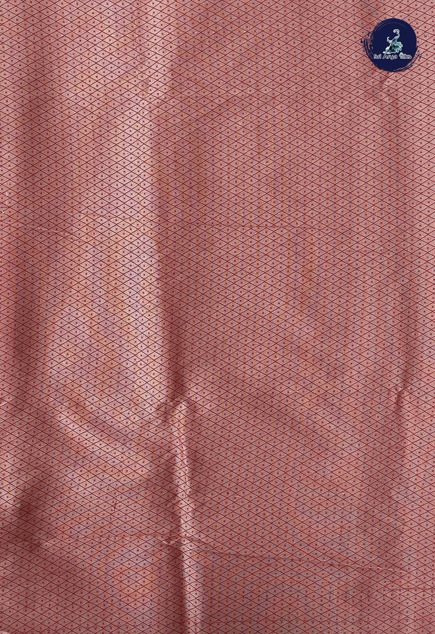 Reddish Pink Katan Silk With Buttas Pattern
