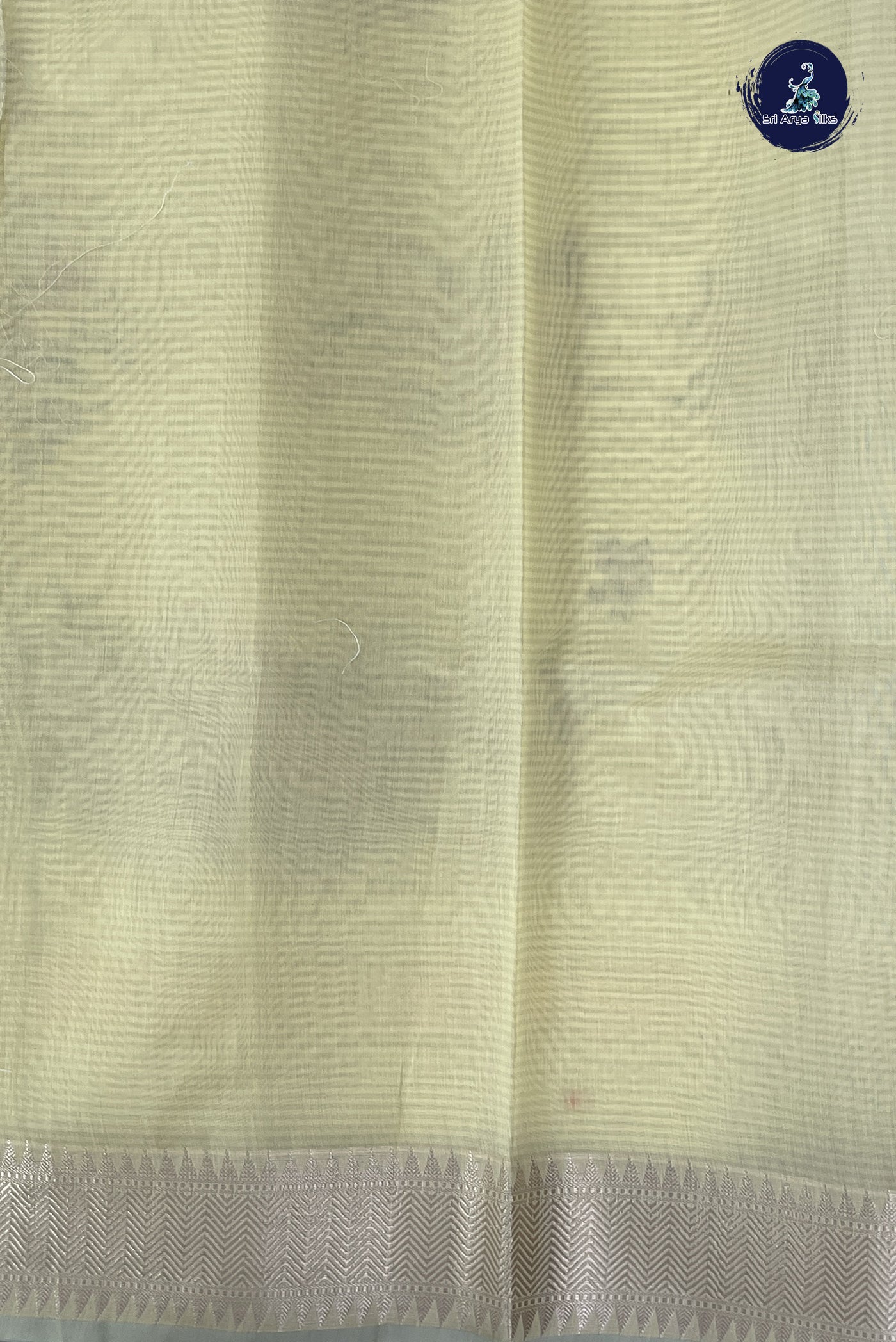yellow Tissue Saree with Printed pattern