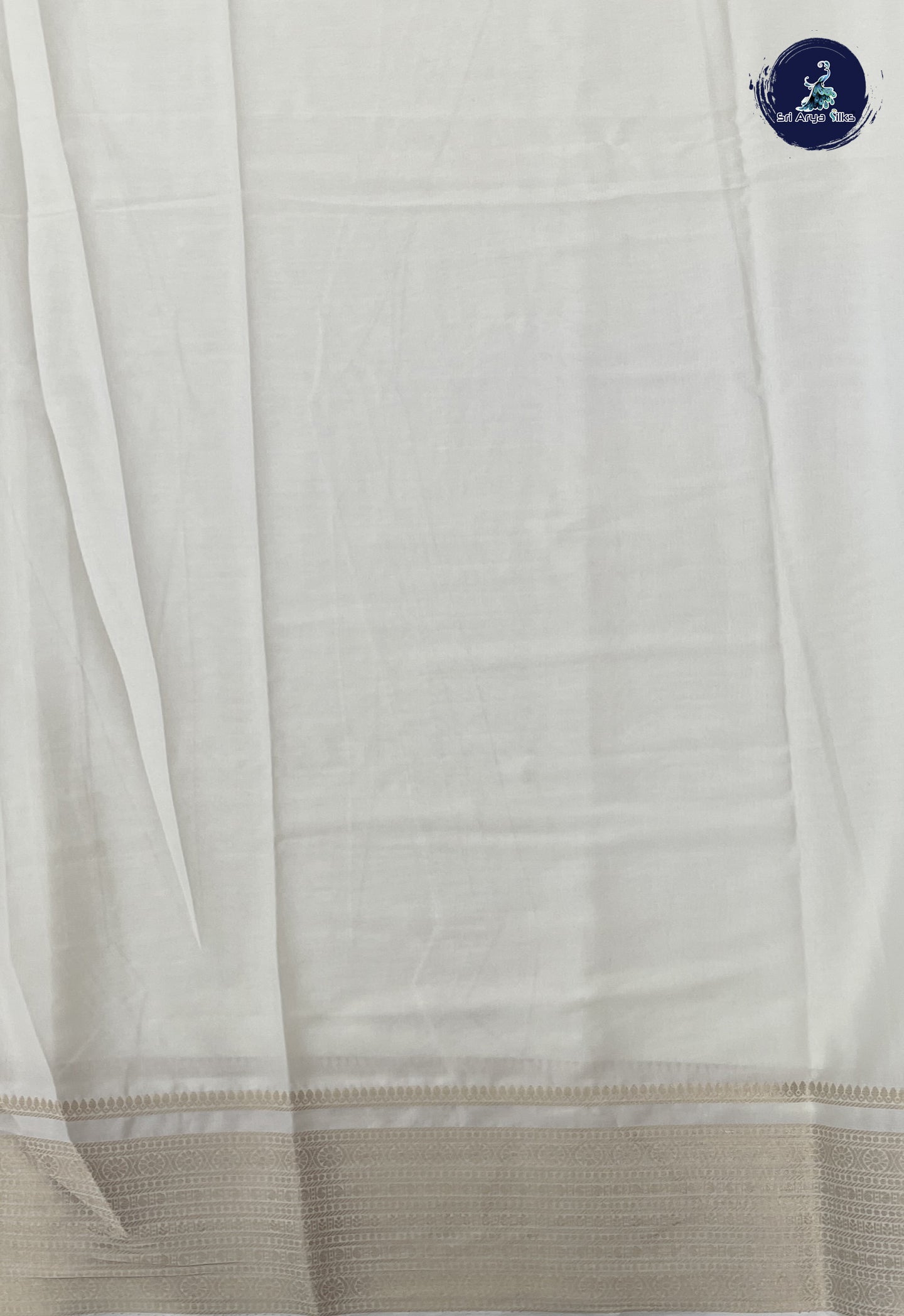 Violet Mysore Silk With Plain Pattern