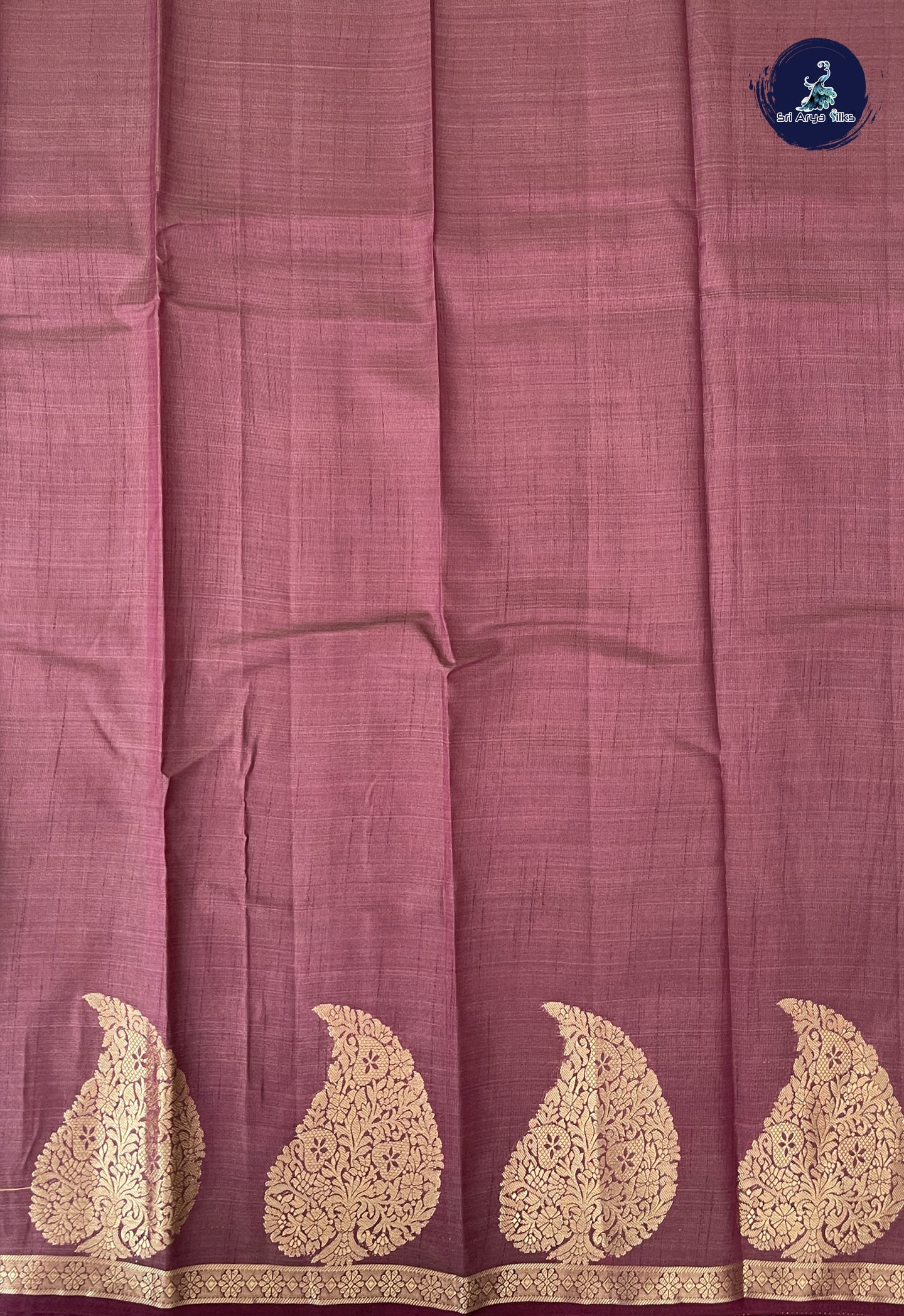 Snuf Semi Tussar Saree With Plain Pattern
