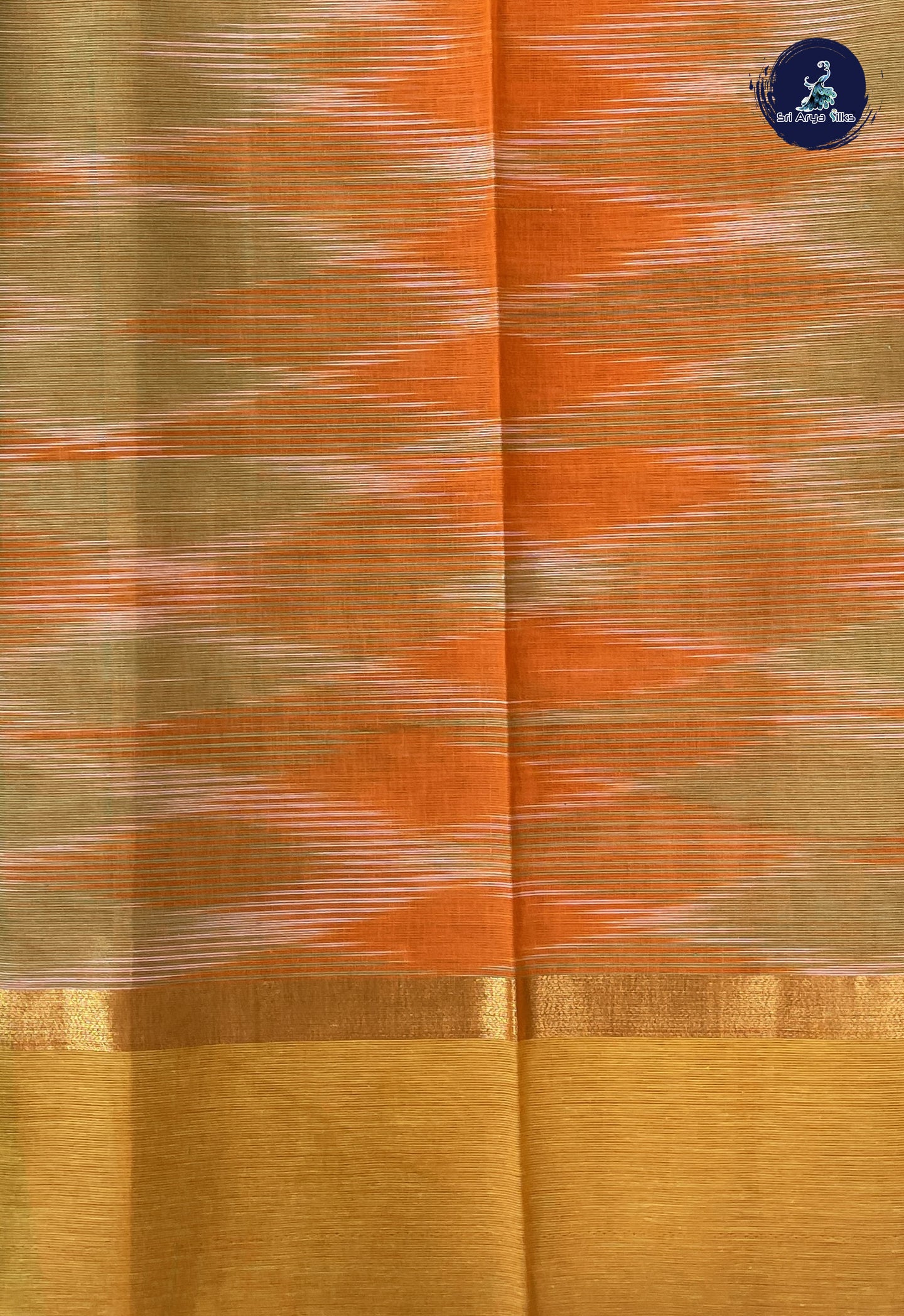 Mehendi Green Pochampally Saree With Ikat Pattern