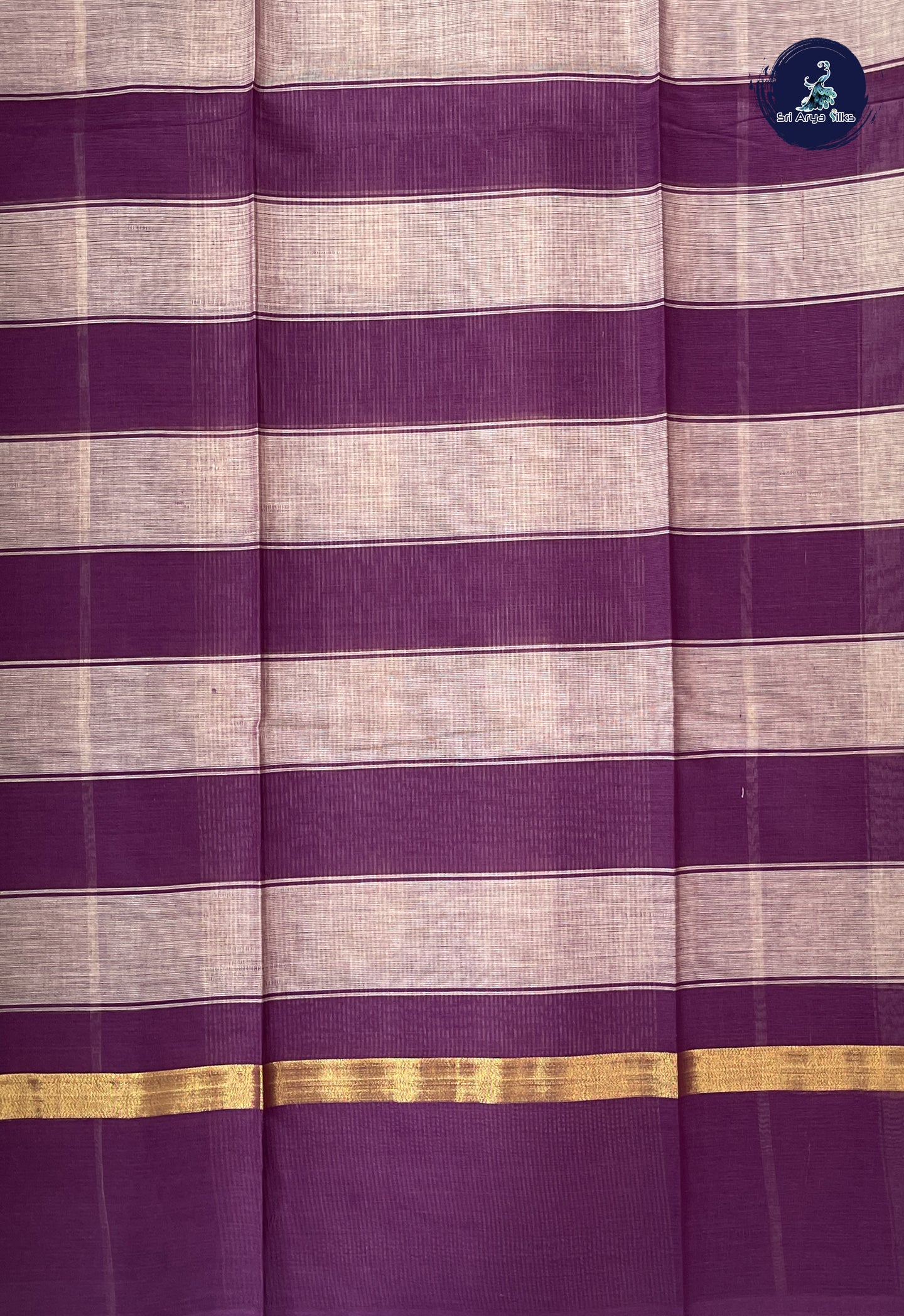 Multi Colour Cotton Saree With Checked Pattern
