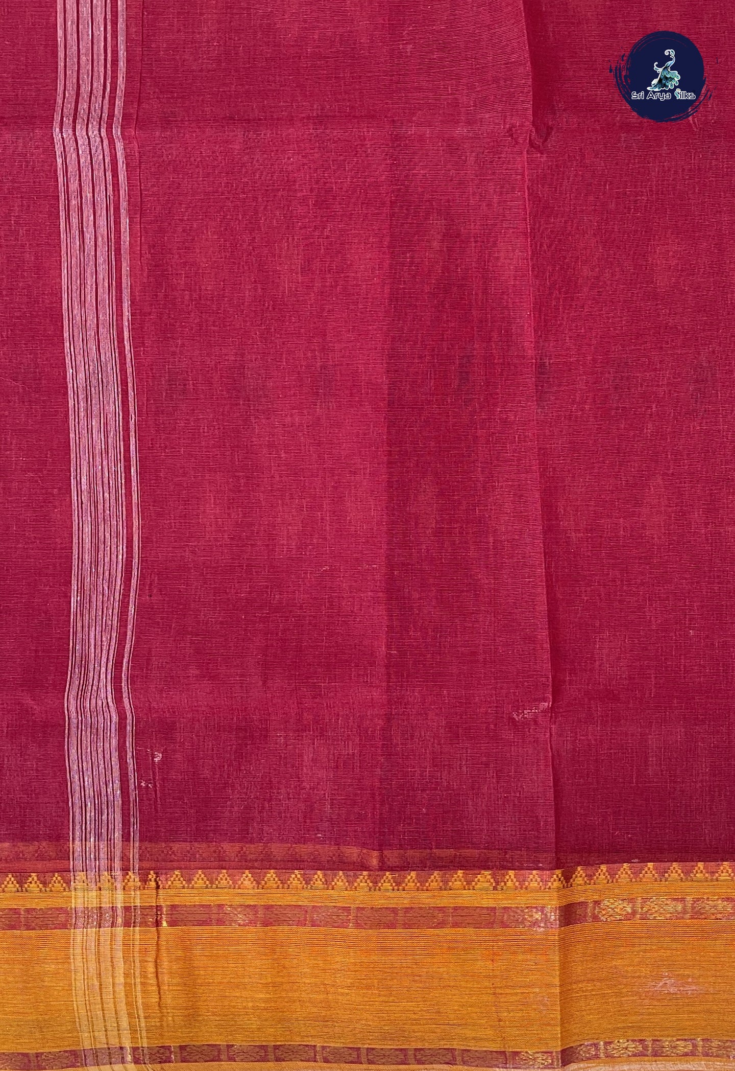 Maroon Pochampally Saree With Patola Pattern