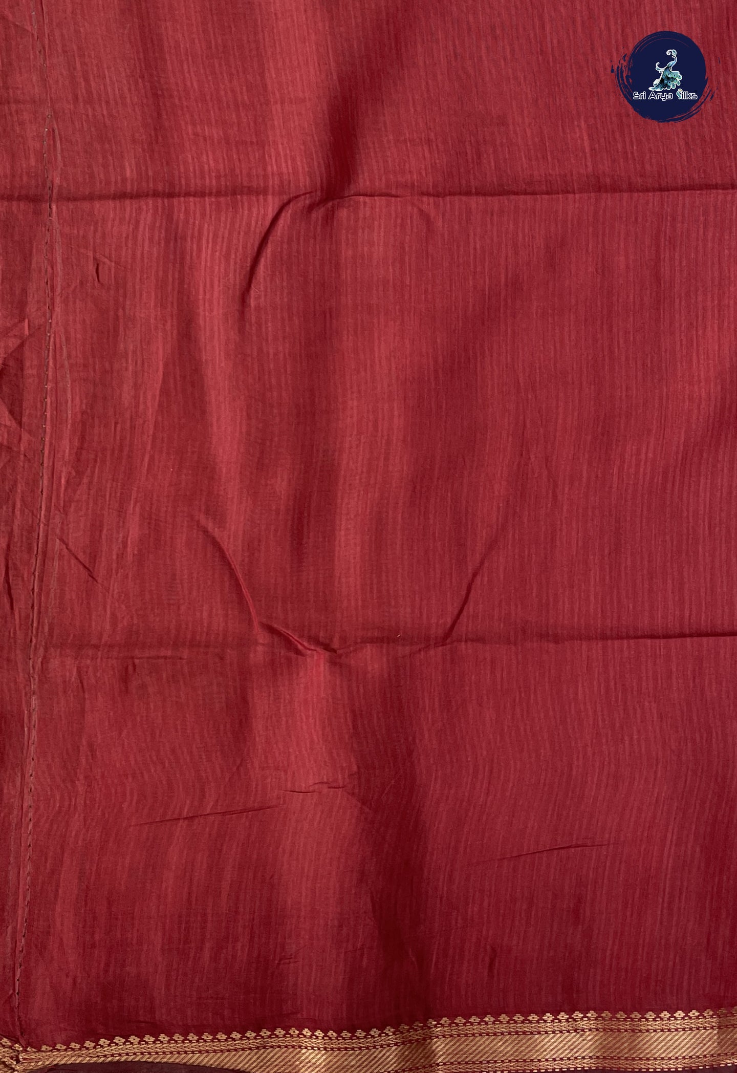 Mustard Yellow Semi Chanderi Saree With Printed Pattern