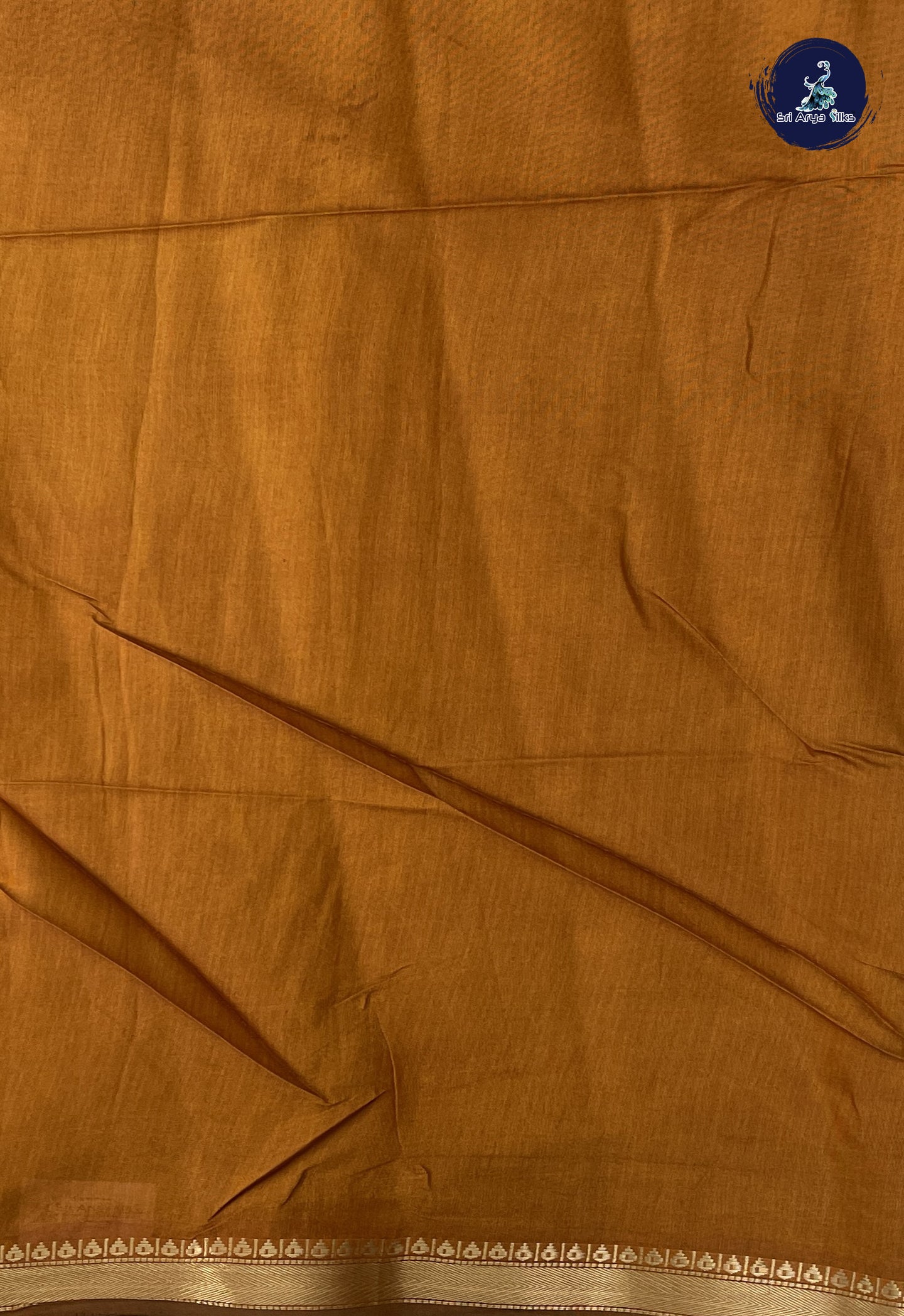 Green Semi Chanderi Saree With Printed Pattern