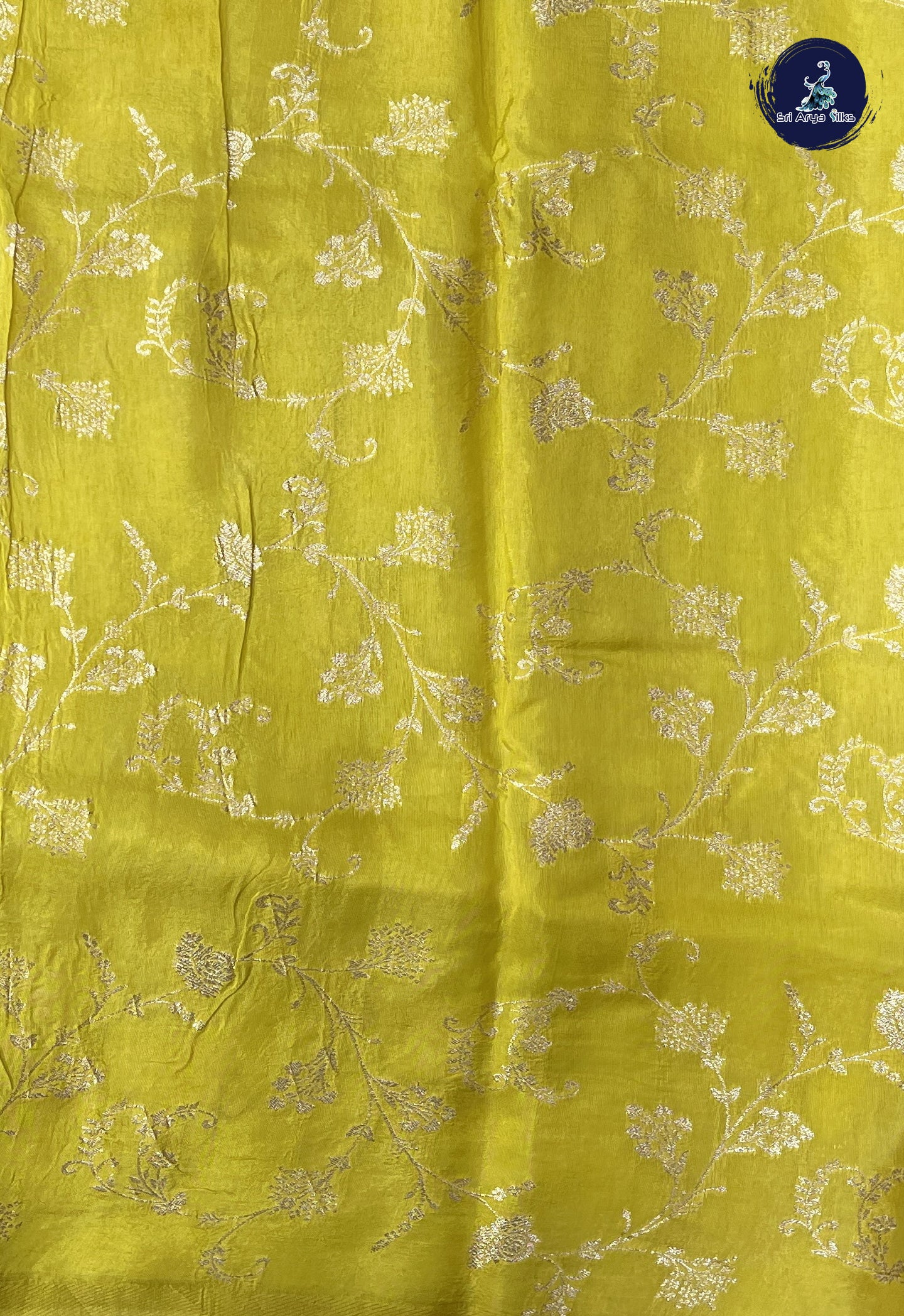 Dark Violet Semi Banarasi Saree With Zari Buttas Pattern