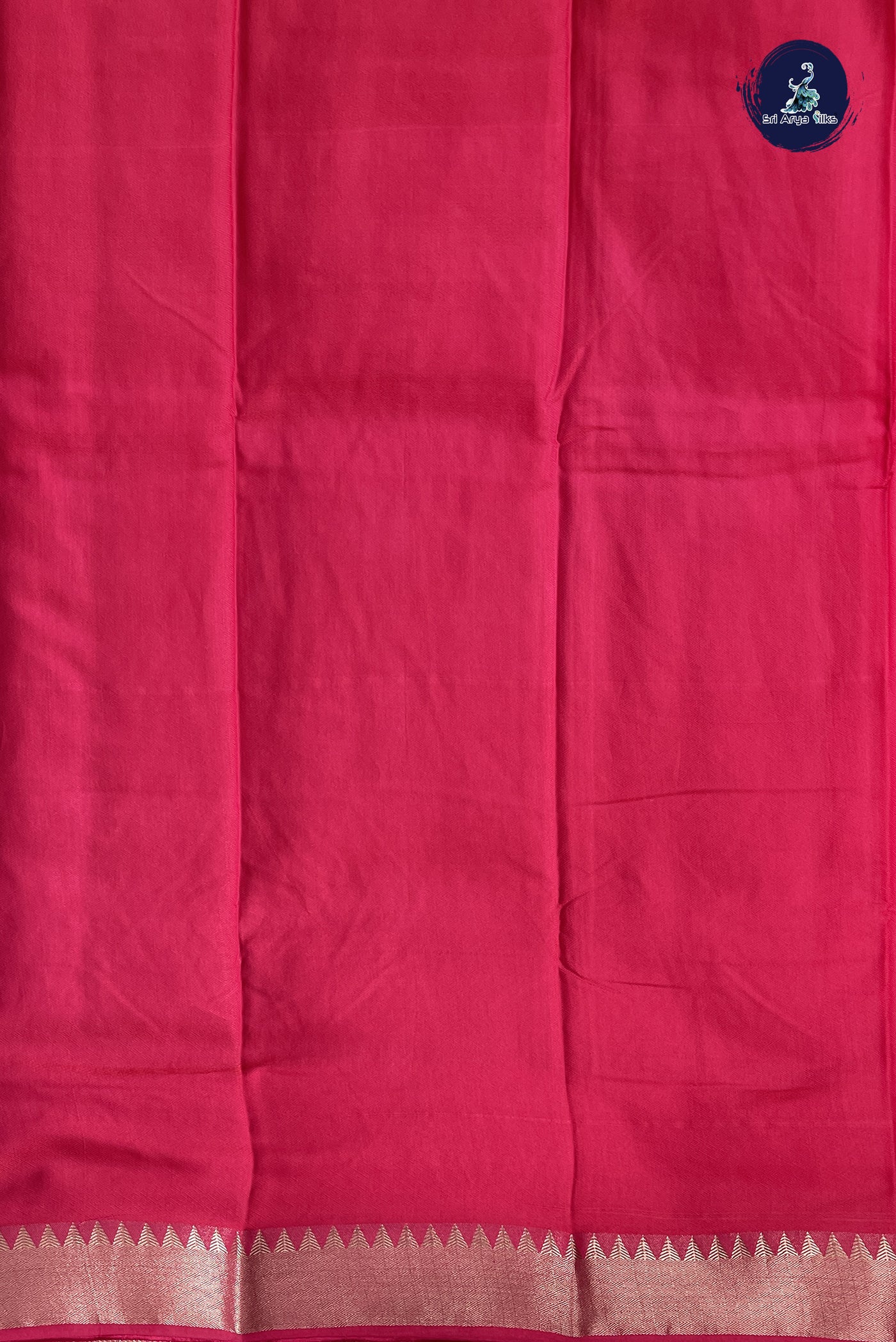 Pink Semi Tussar Saree With Embossed Pattern