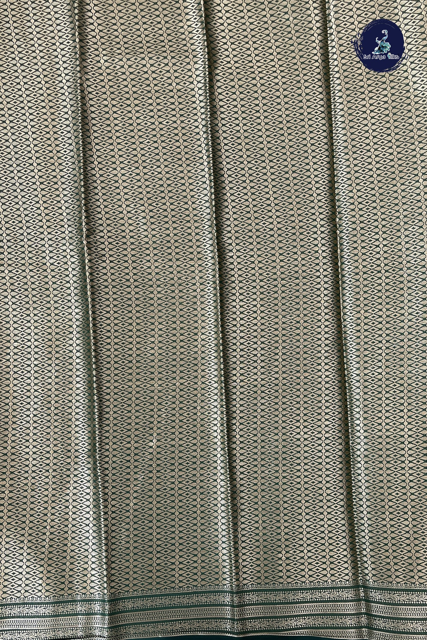 Light Green Semi Mysore Silk With Floral Print Pattern