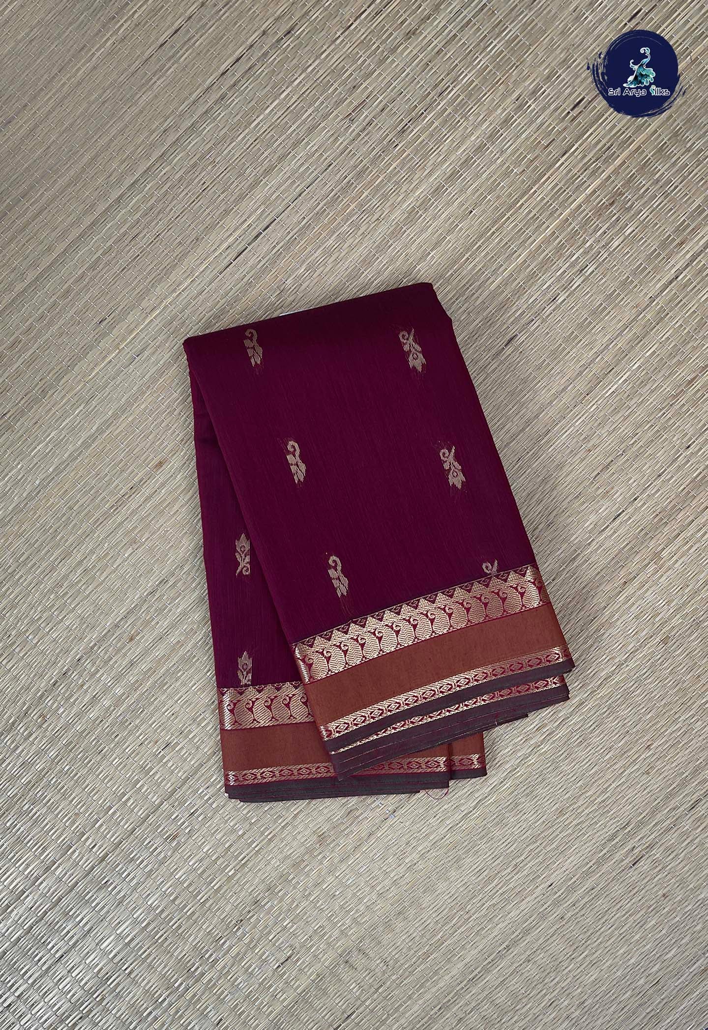 Arakku Budget Semi Silk Cotton Saree With Zari Buttas Pattern