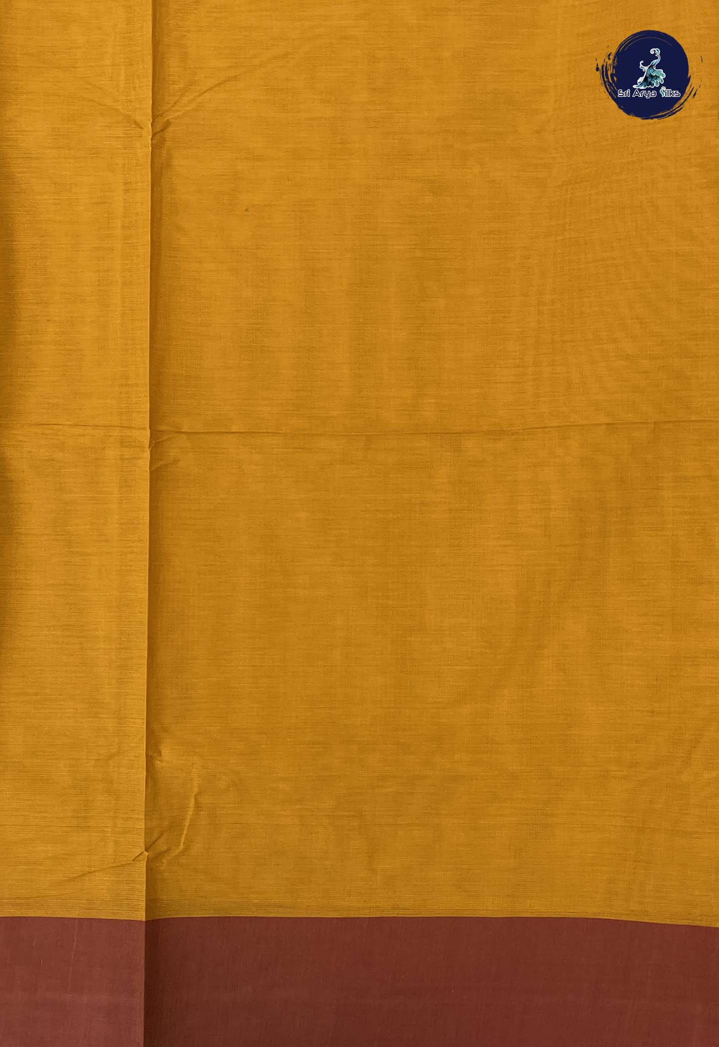 Turmeric Yellow Kanchi Cotton Saree With Buttas Pattern