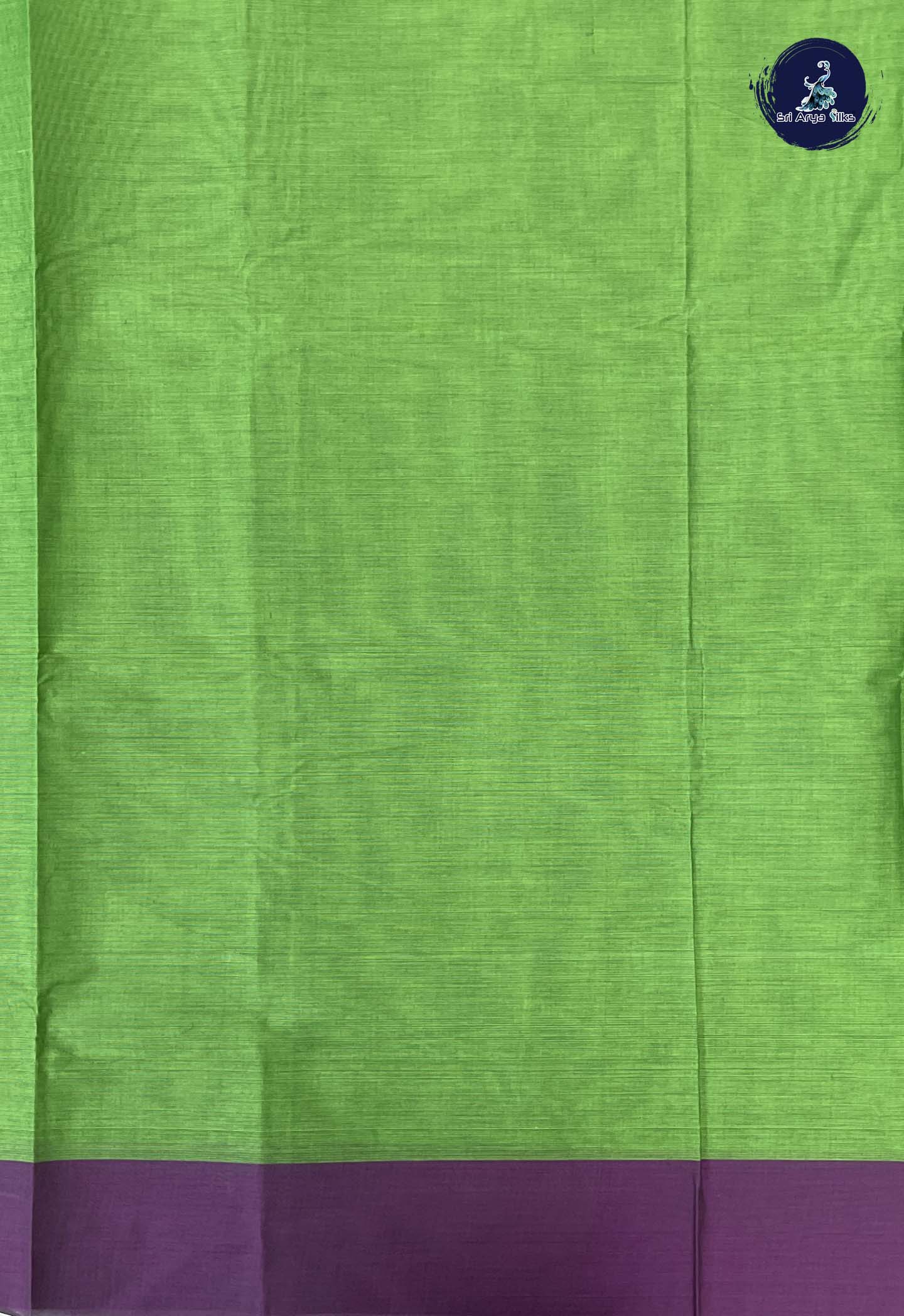 Green Kanchi Cotton Saree With Buttas Pattern