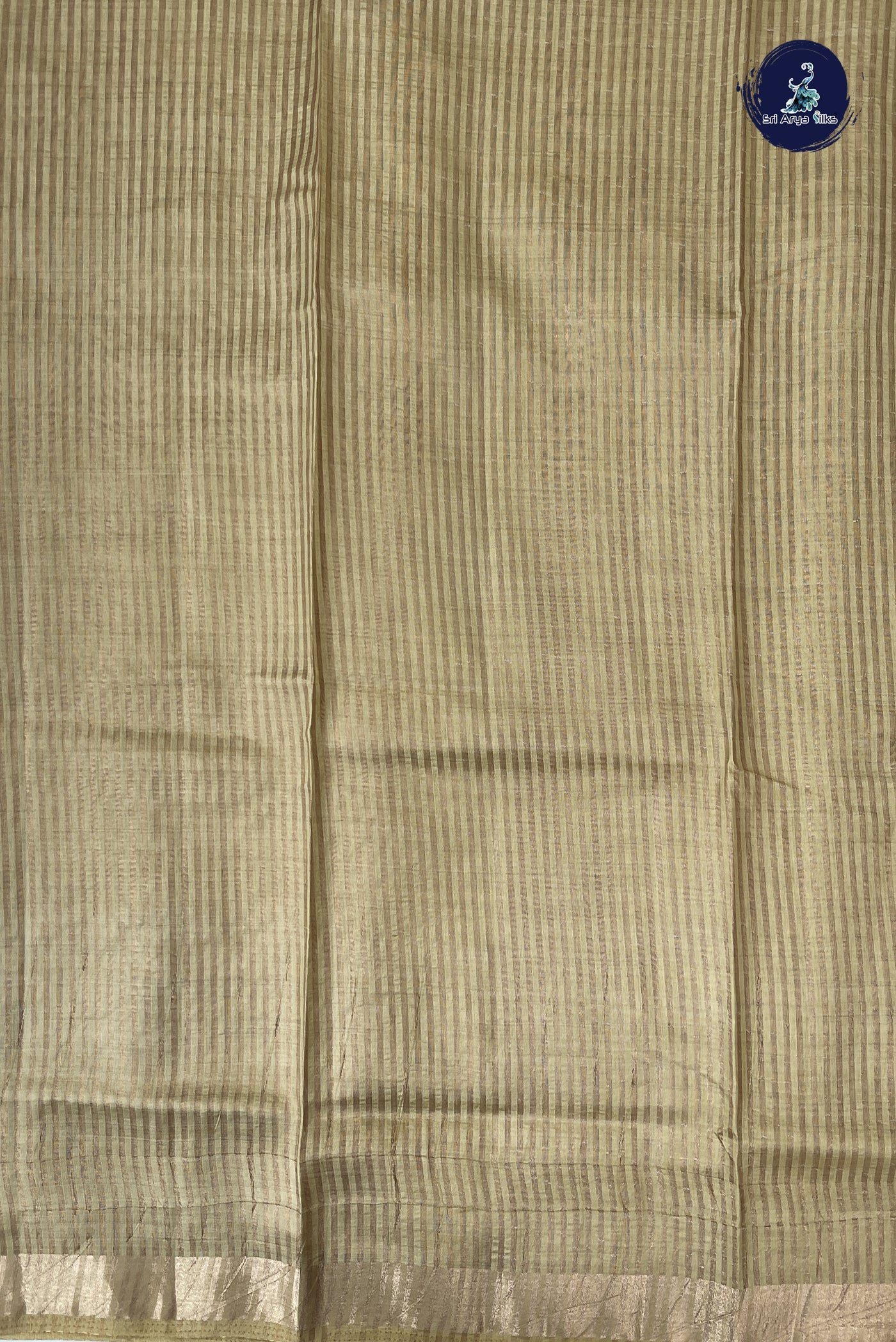 Golden Mustard Semi Tussar Saree With Patola Pattern