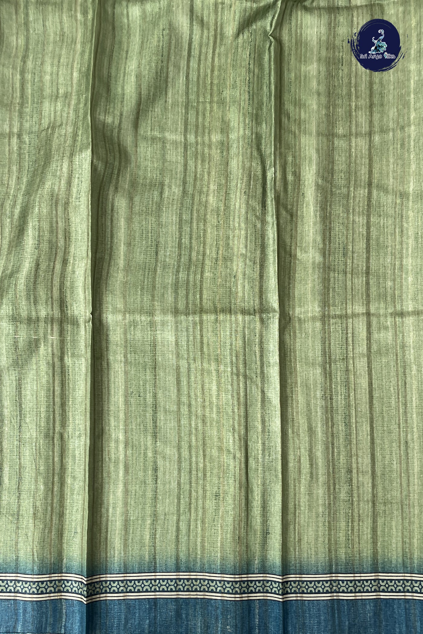 Lavender Semi Tussar Saree With Printed Pattern