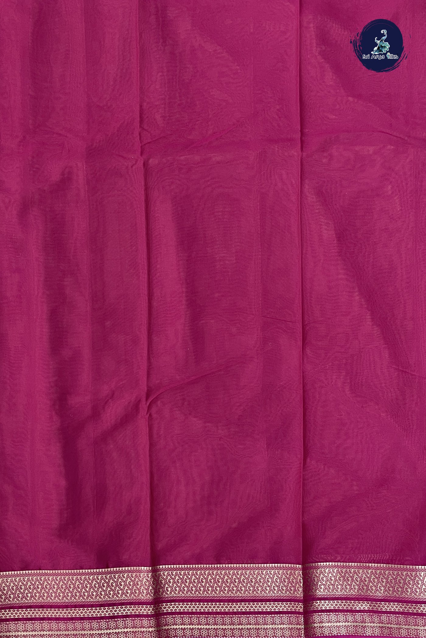 Chikku Shade Semi Mysore Silk With Plain Pattern