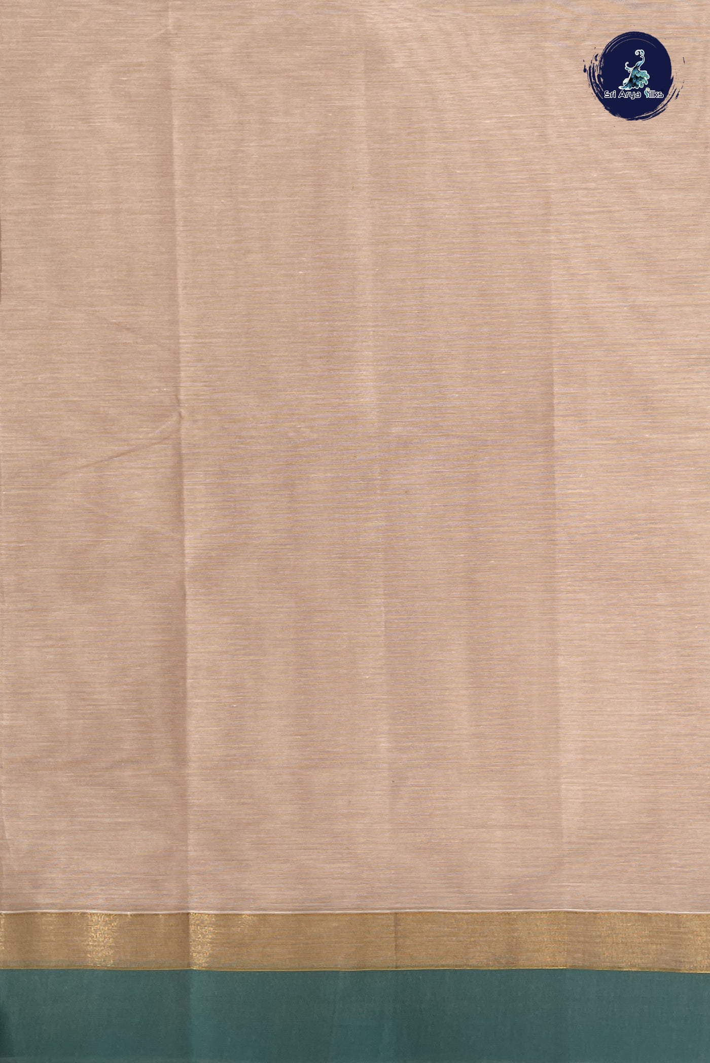 Peach Cotton Saree With Buttas Pattern