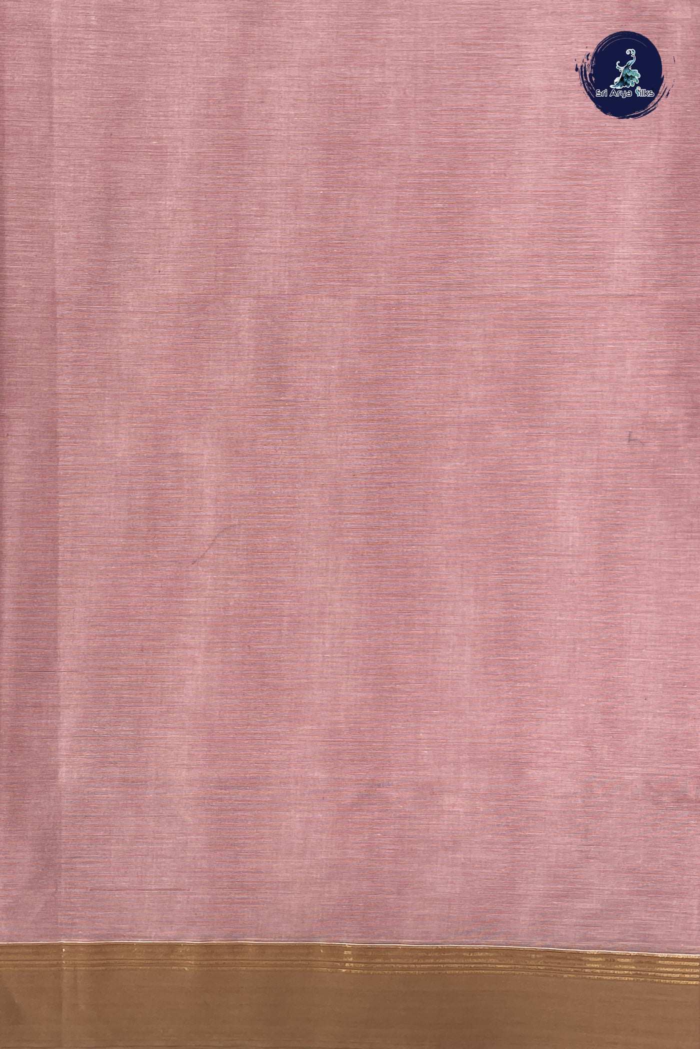 Light Pink Cotton Saree With Buttas Pattern