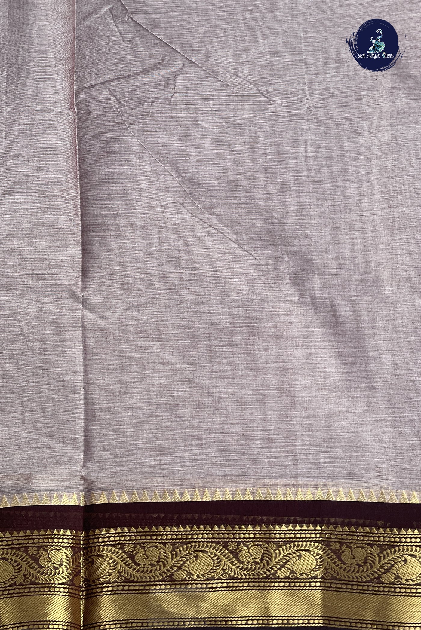 Pastel Shade Chettinad Cotton Saree With Buttas Pattern