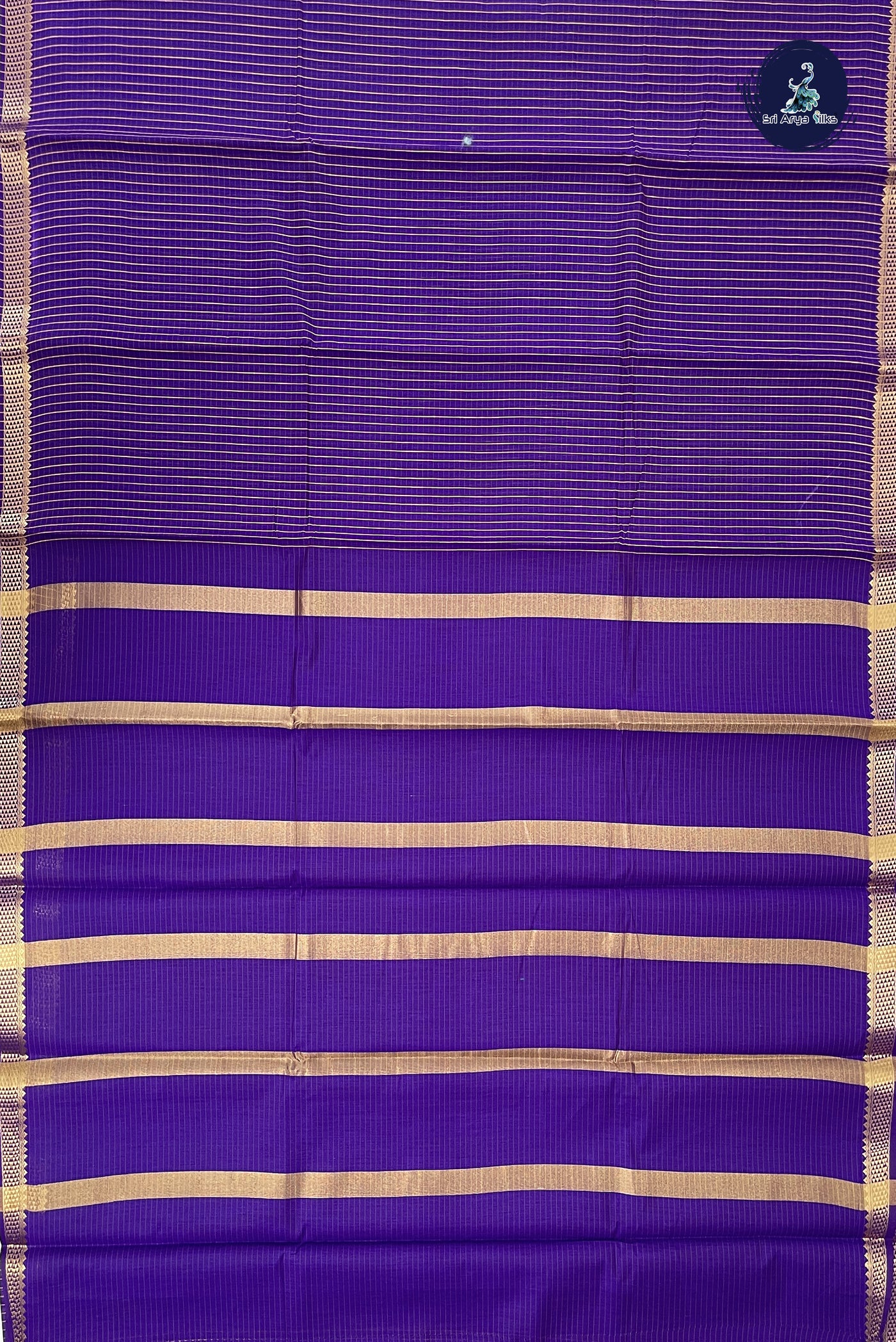 Violet Budget Semi Silk Cotton Saree With Checked Pattern