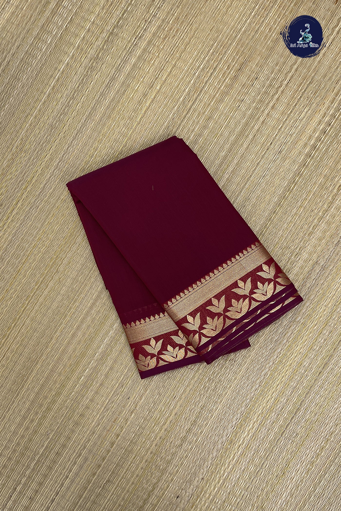 Arakku Budget Semi Silk Cotton Saree With Plain Pattern