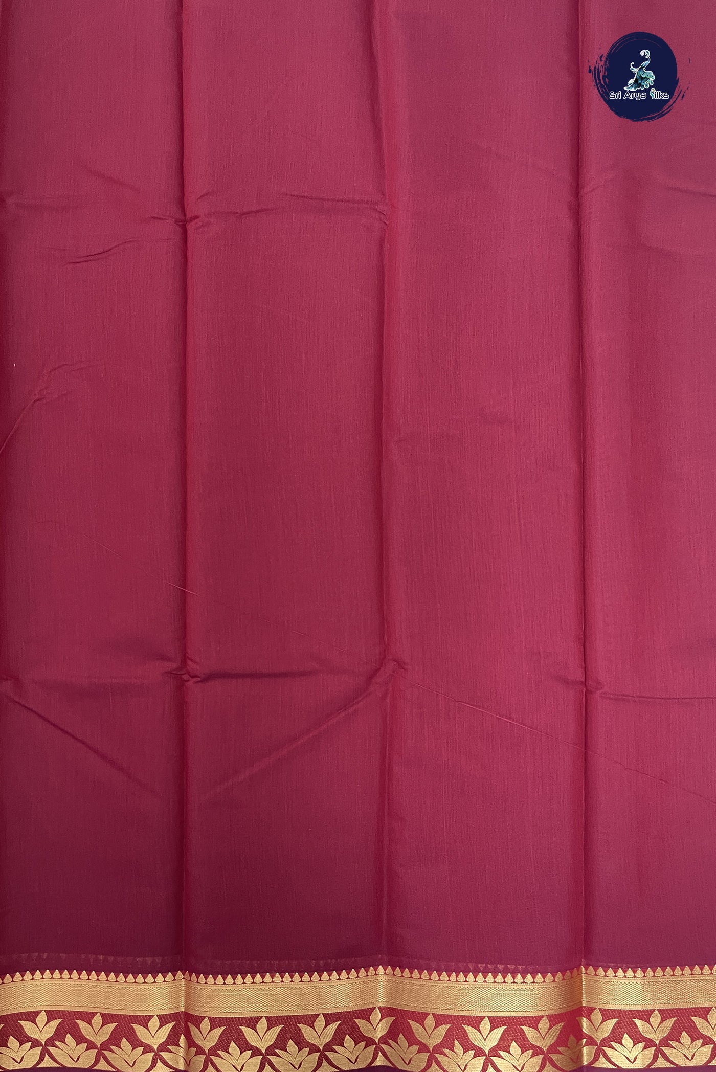 Arakku Budget Semi Silk Cotton Saree With Plain Pattern