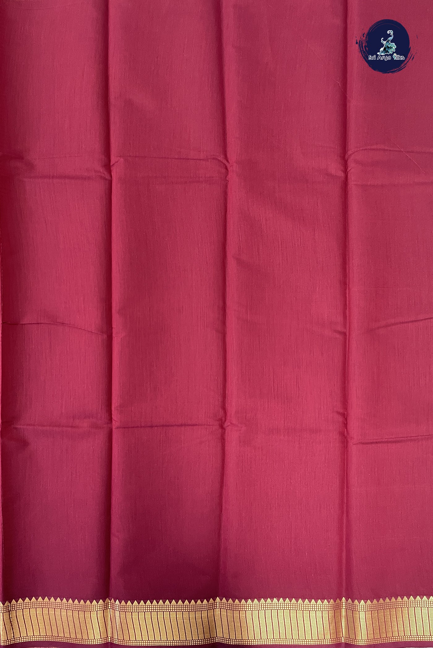 Arakku Budget Semi Silk Cotton Saree With Plain Pattern