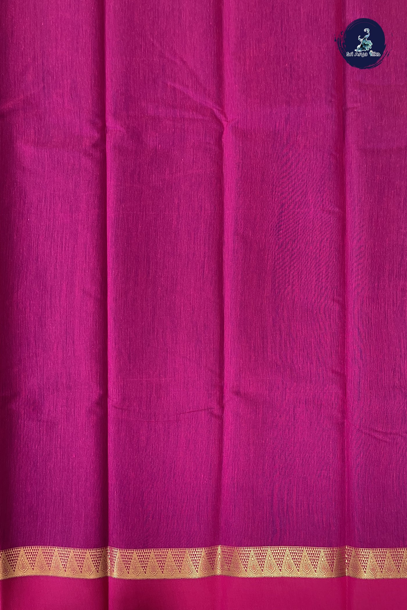 Dark Blue Budget Semi Silk Cotton Saree With Zari Buttas Pattern