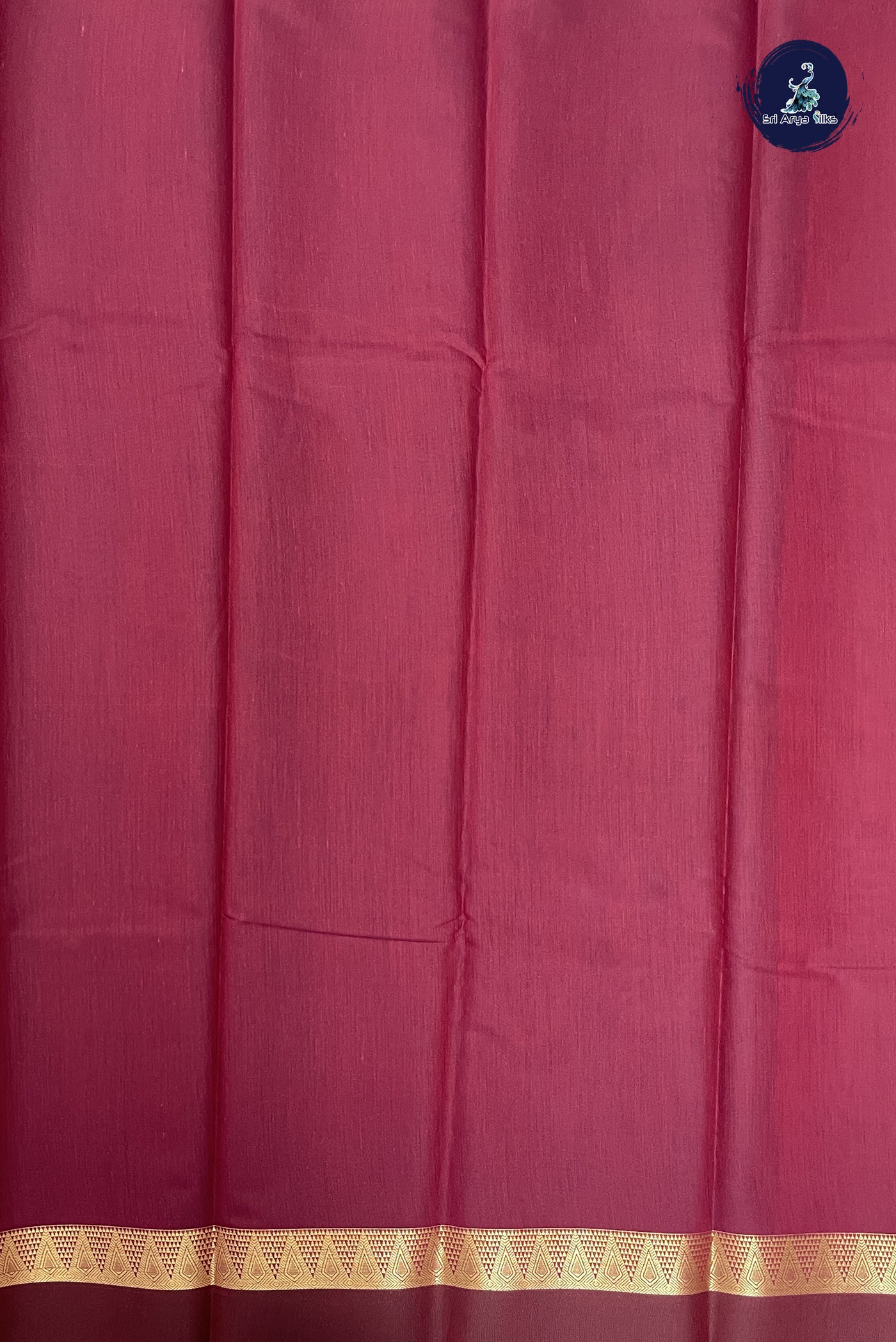 Navy Blue Budget Semi Silk Cotton Saree With Zari Buttas Pattern