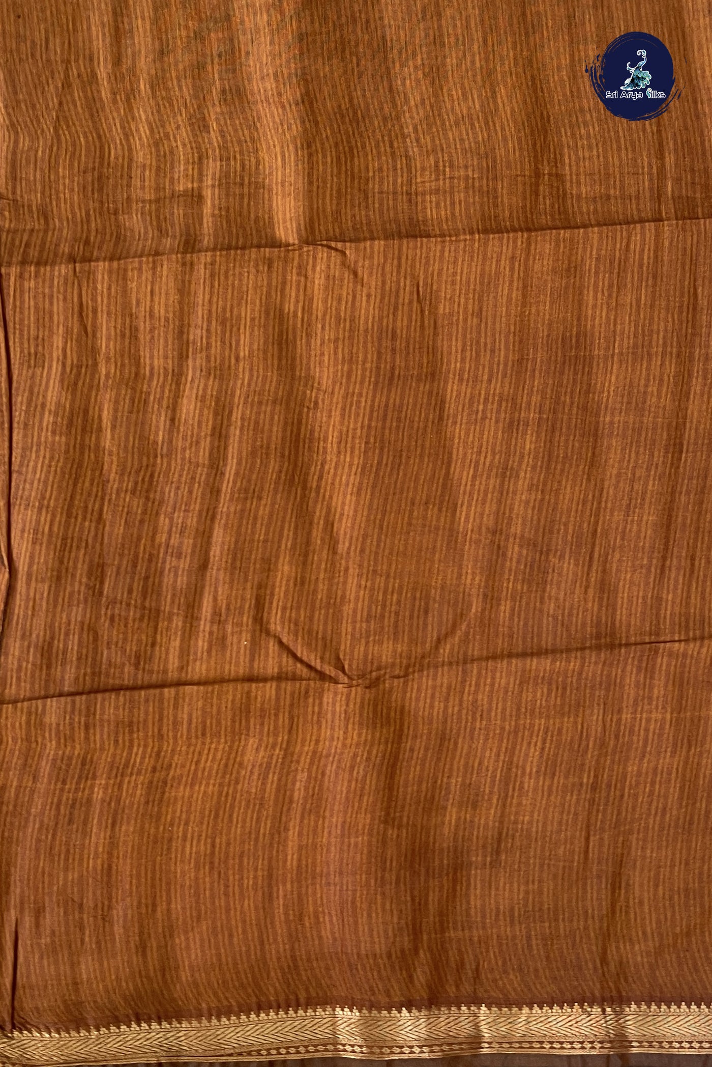 Ivory Chanderi Silk Cotton Saree With Printed Pattern