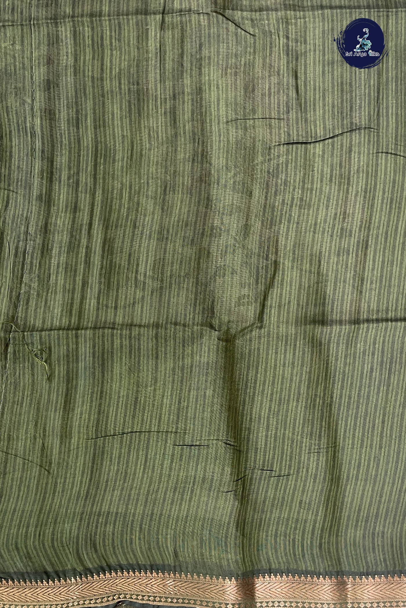 Ivory Chanderi Silk Cotton Saree With Printed Pattern