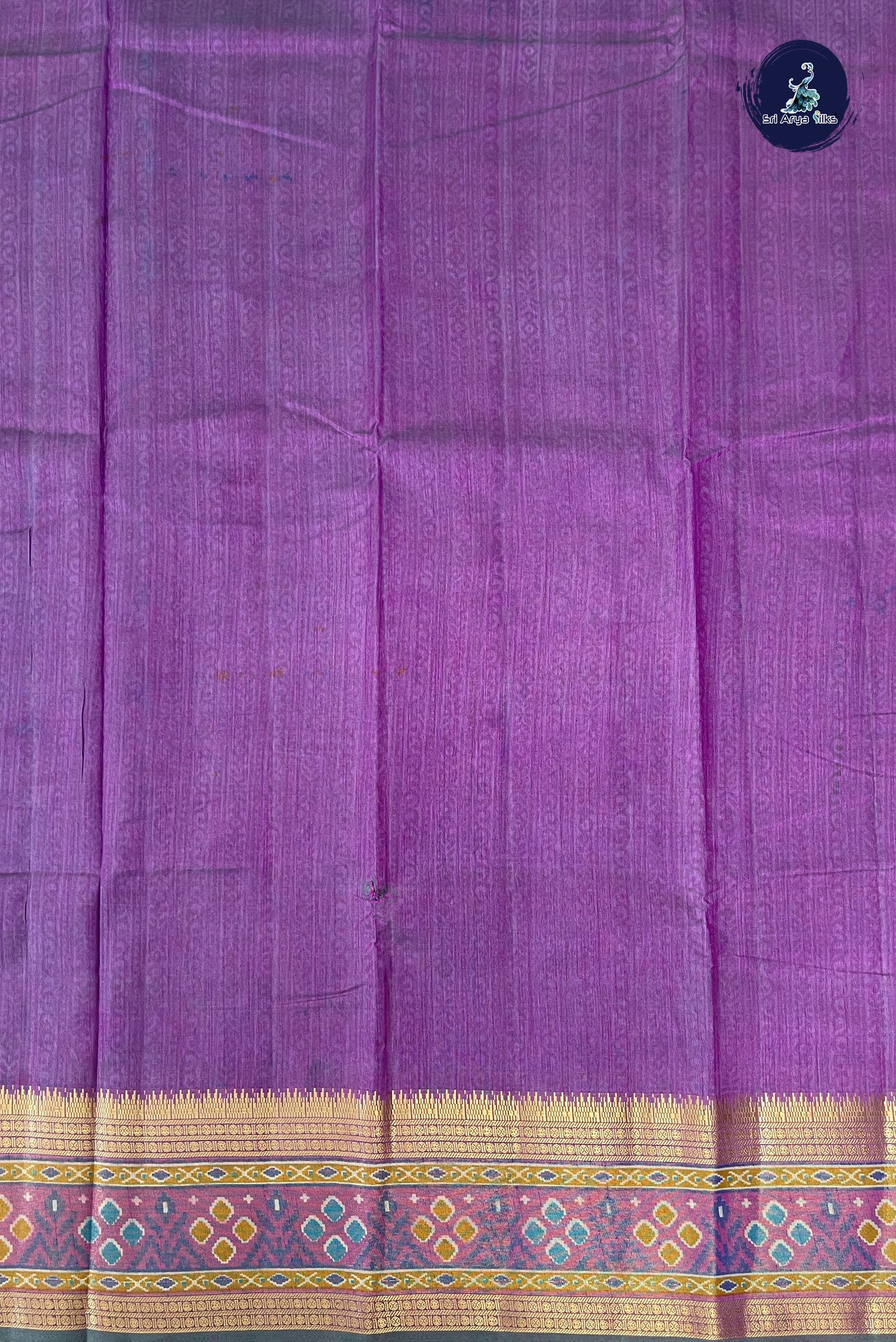 Blue Semi Pattola Saree With Patola Pattern