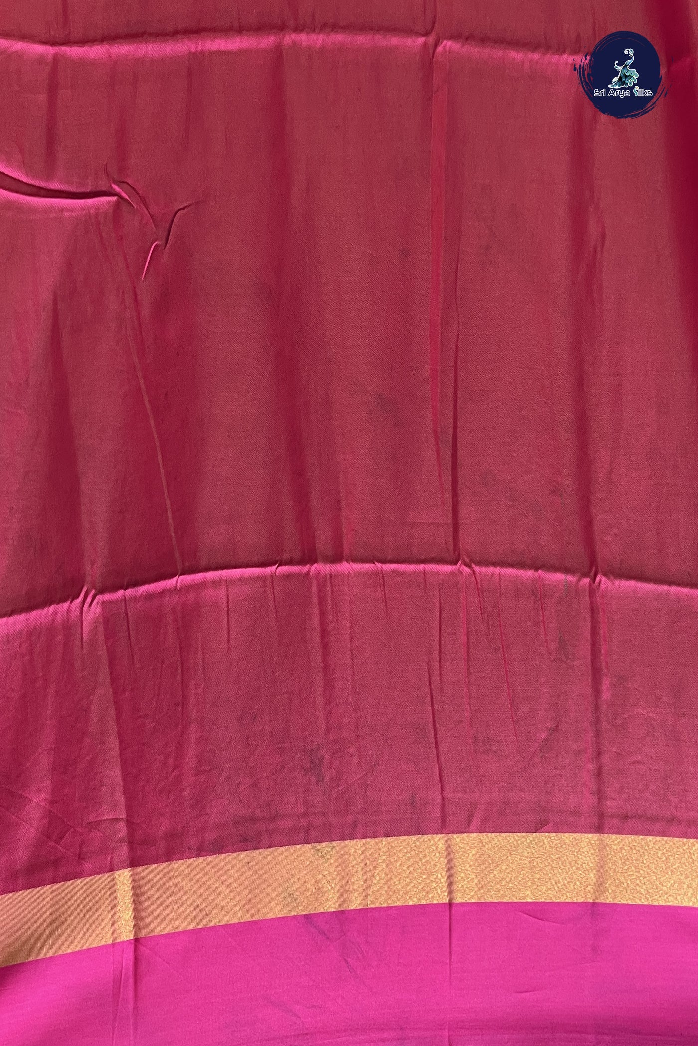 Dark Green Semi Silk Saree With Embossed Pattern