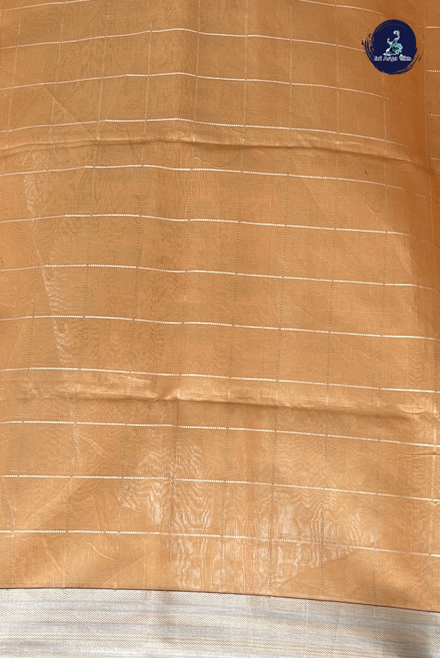 Peach Function Wear Saree With Zari Woven Pattern