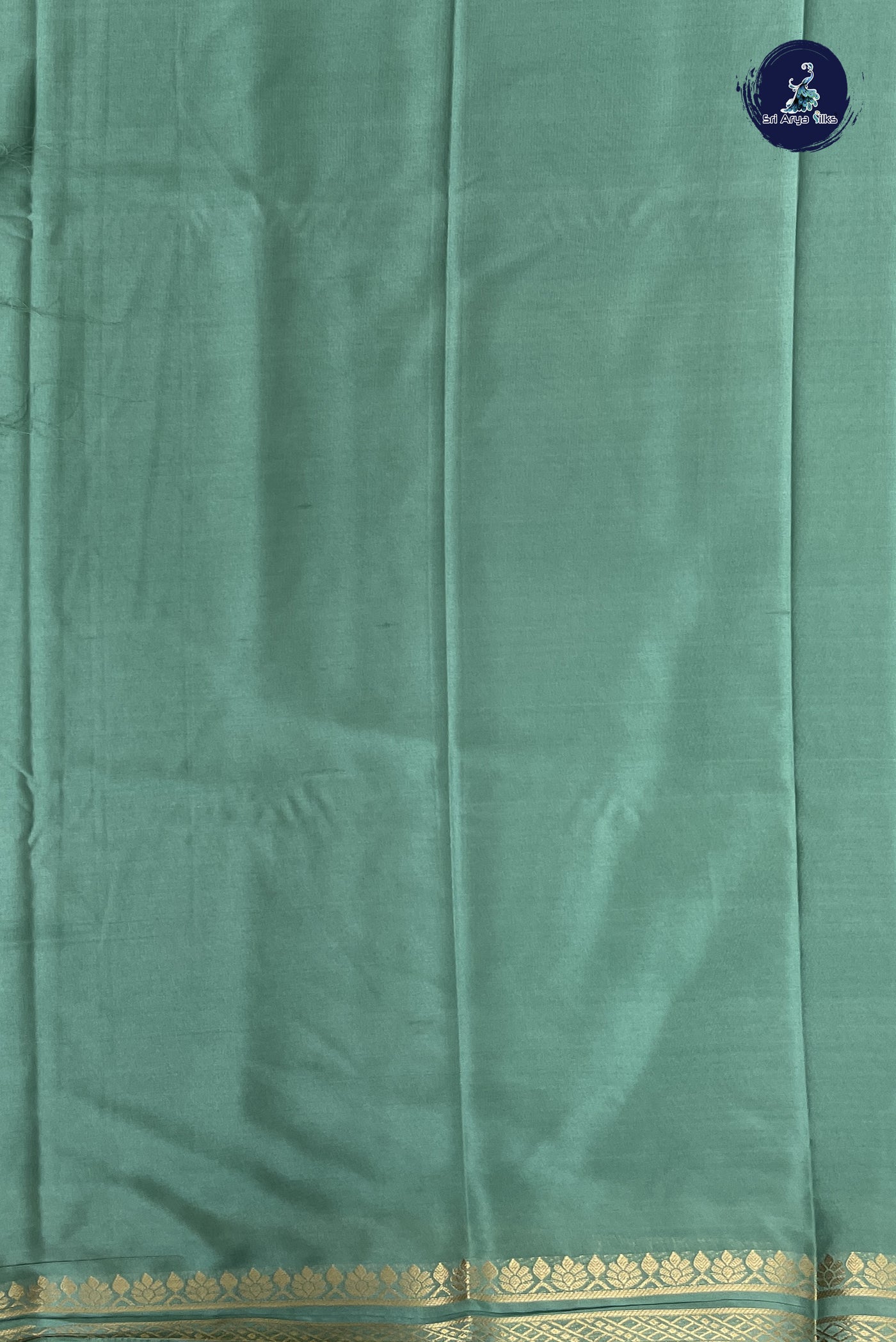 Jamun Semi Mysore Silk With Plain Pattern