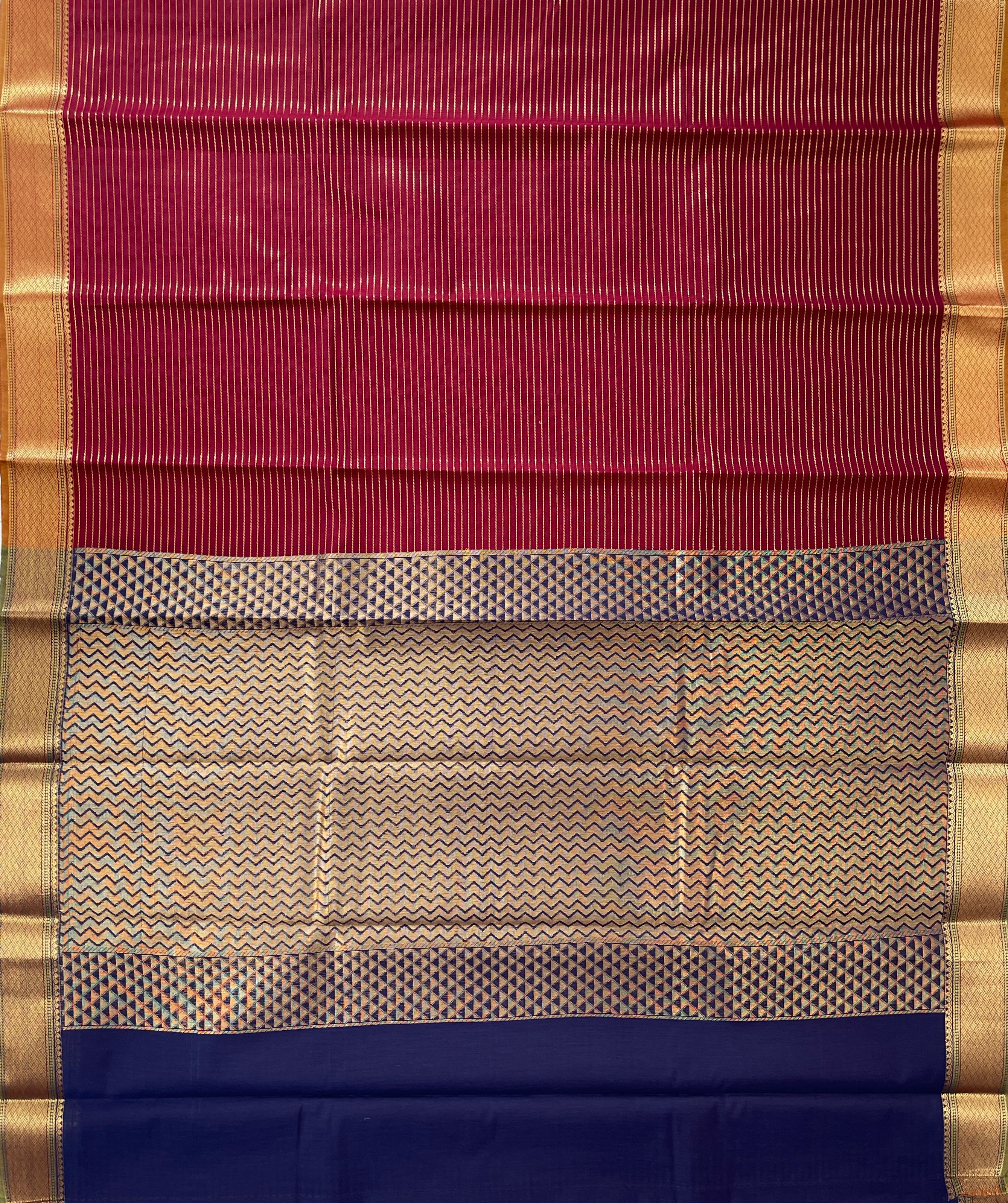 Arakku Budget Semi Silk Cotton Saree With Vaira Oosi Pattern