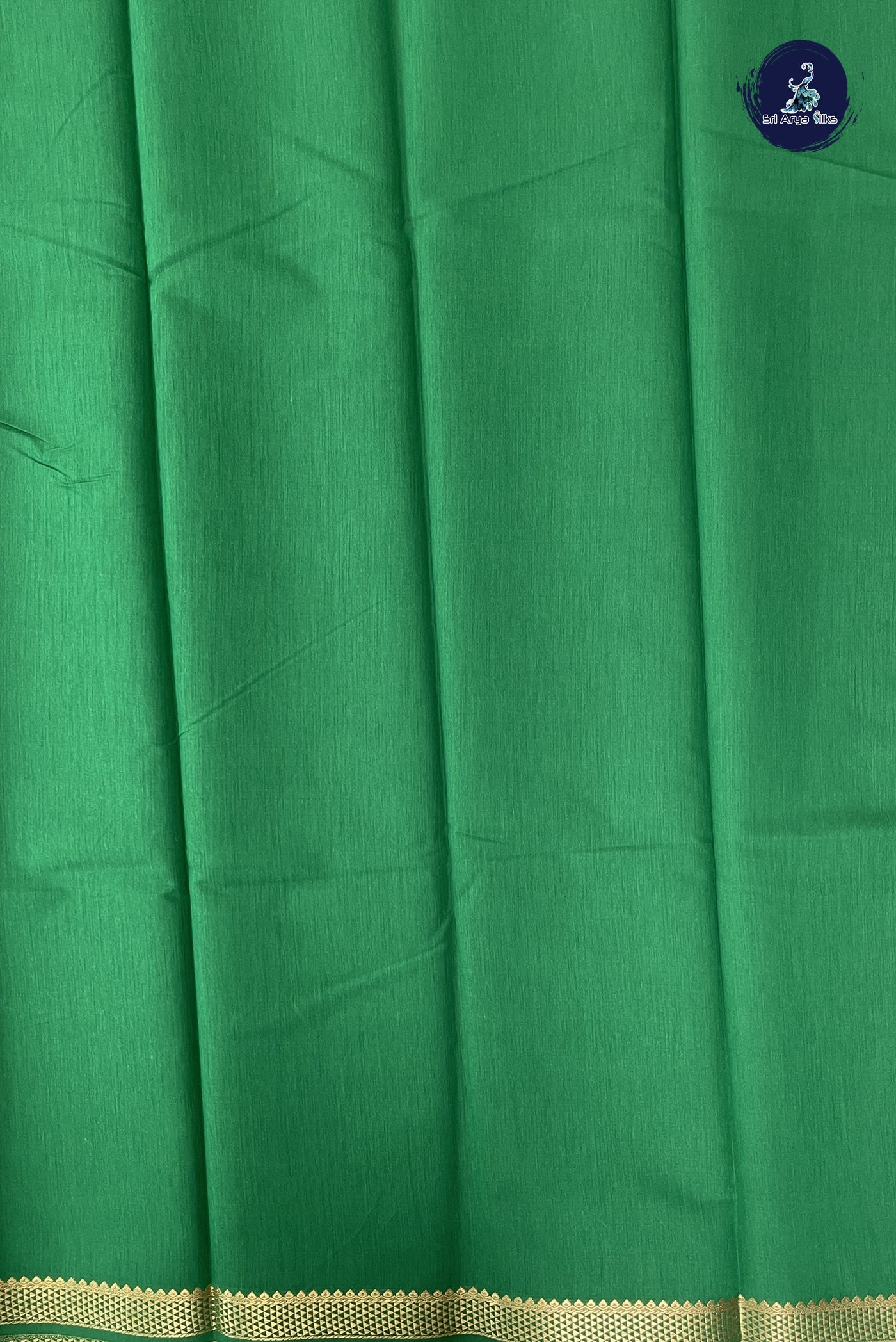 Green Budget Semi Silk Cotton Saree With Checked Pattern