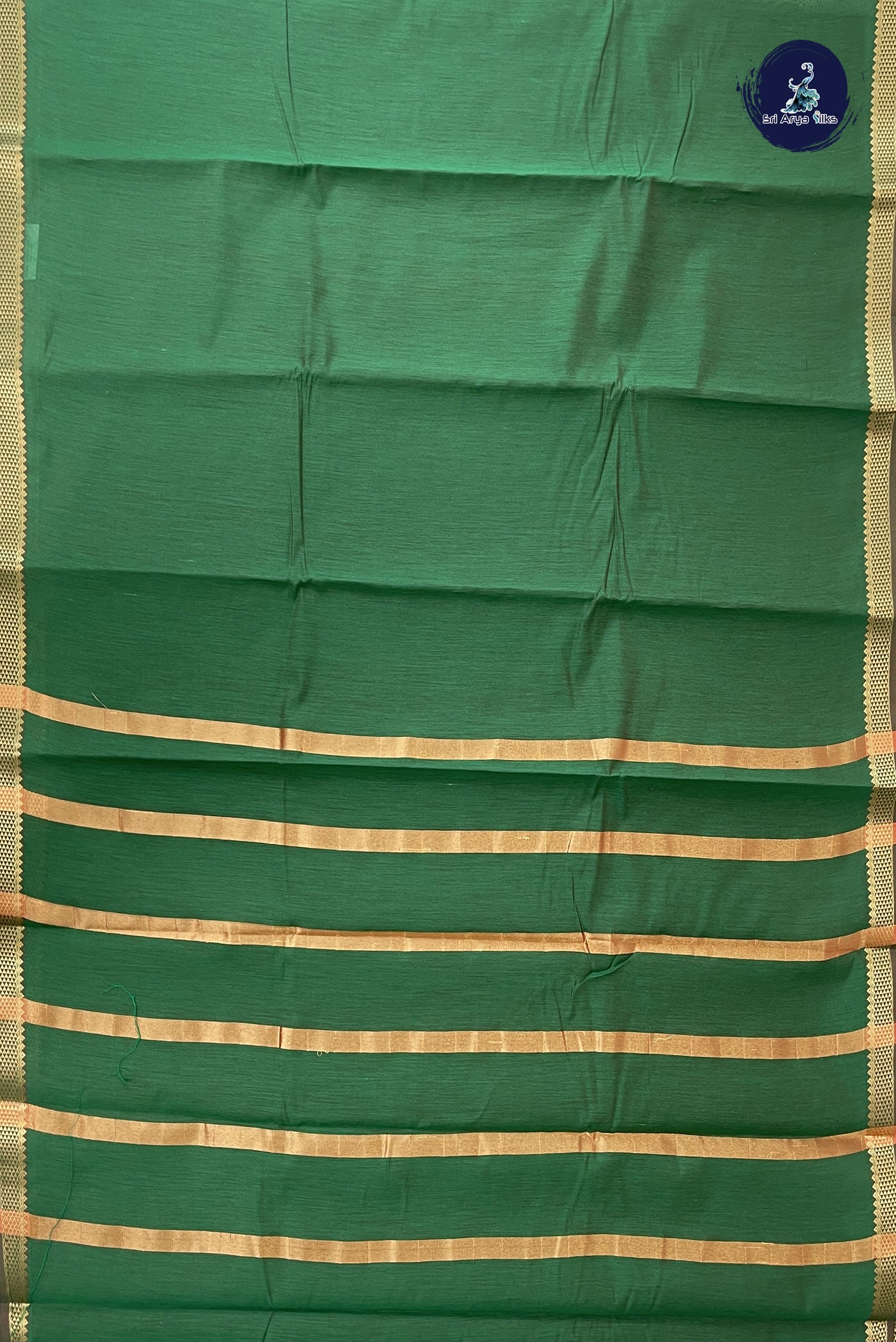 Dual Tone Green Budget Semi Silk Cotton Saree With Checked Pattern