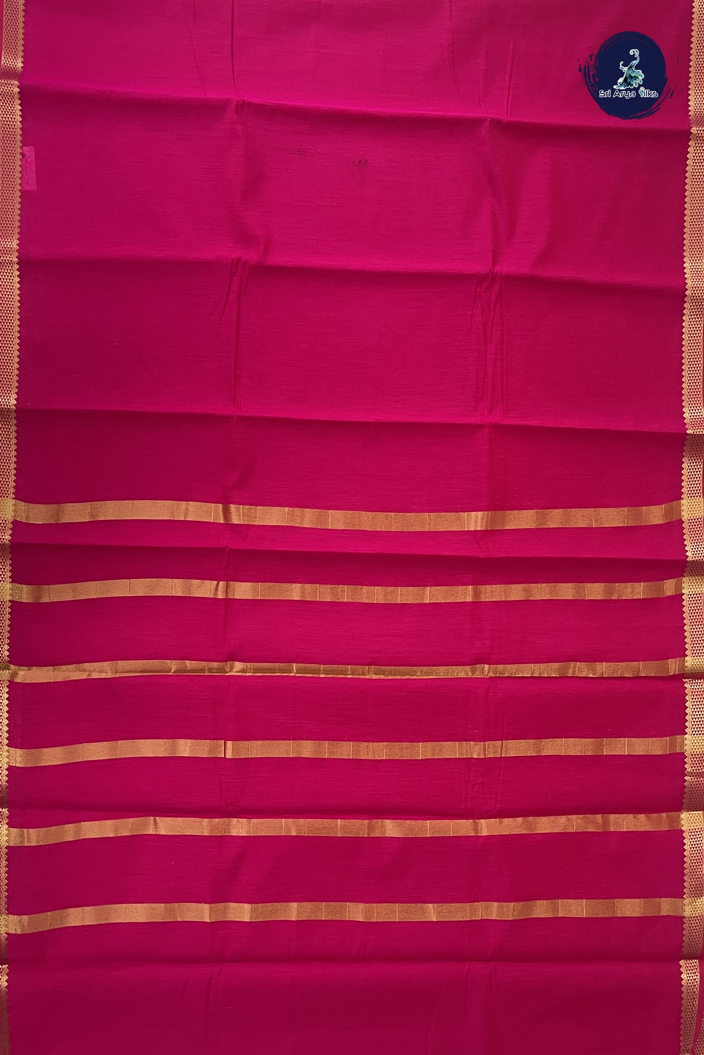Pink Budget Semi Silk Cotton Saree With Checked Pattern