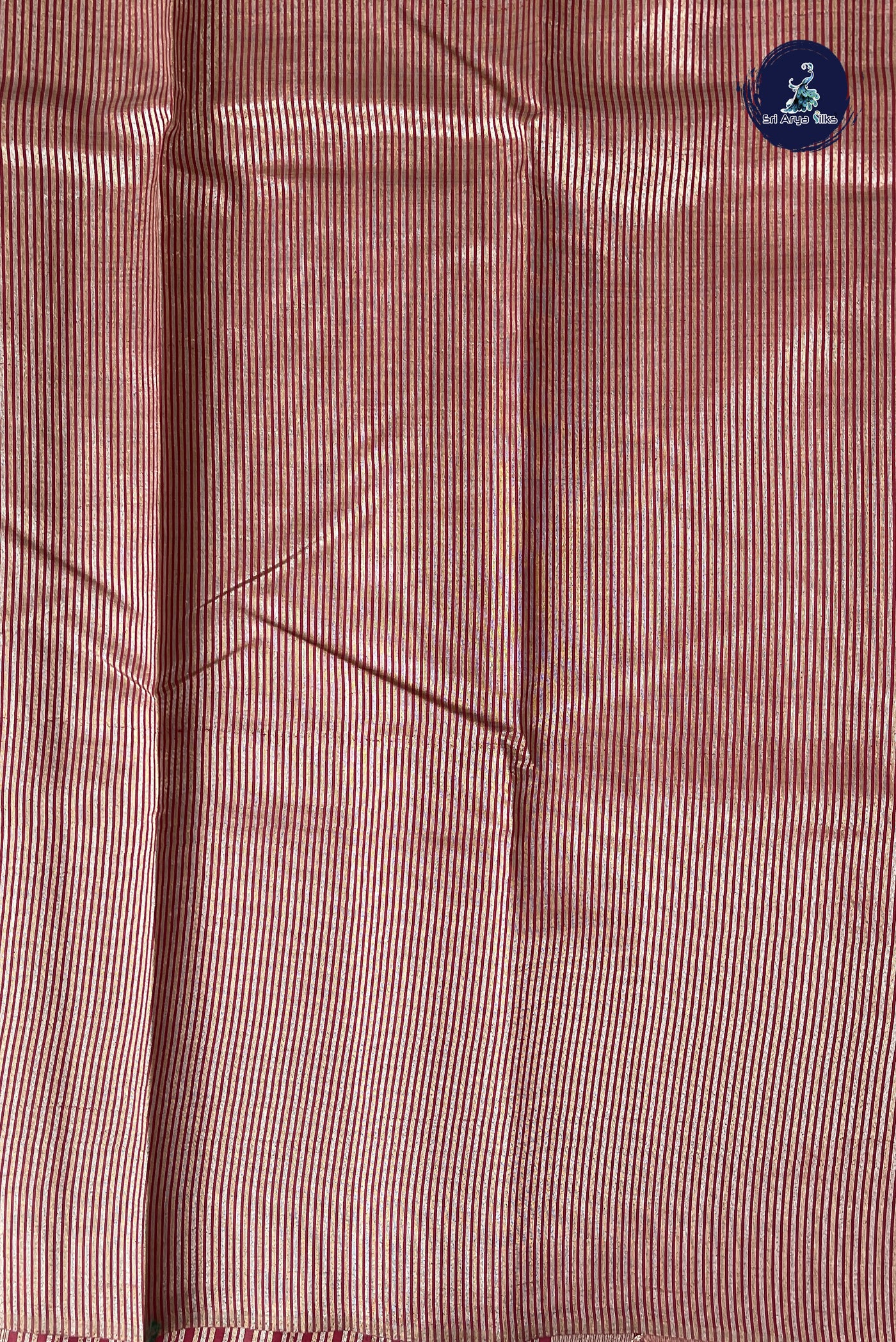 Dark Pink Semi Tussar Saree With Zari Buttas Pattern